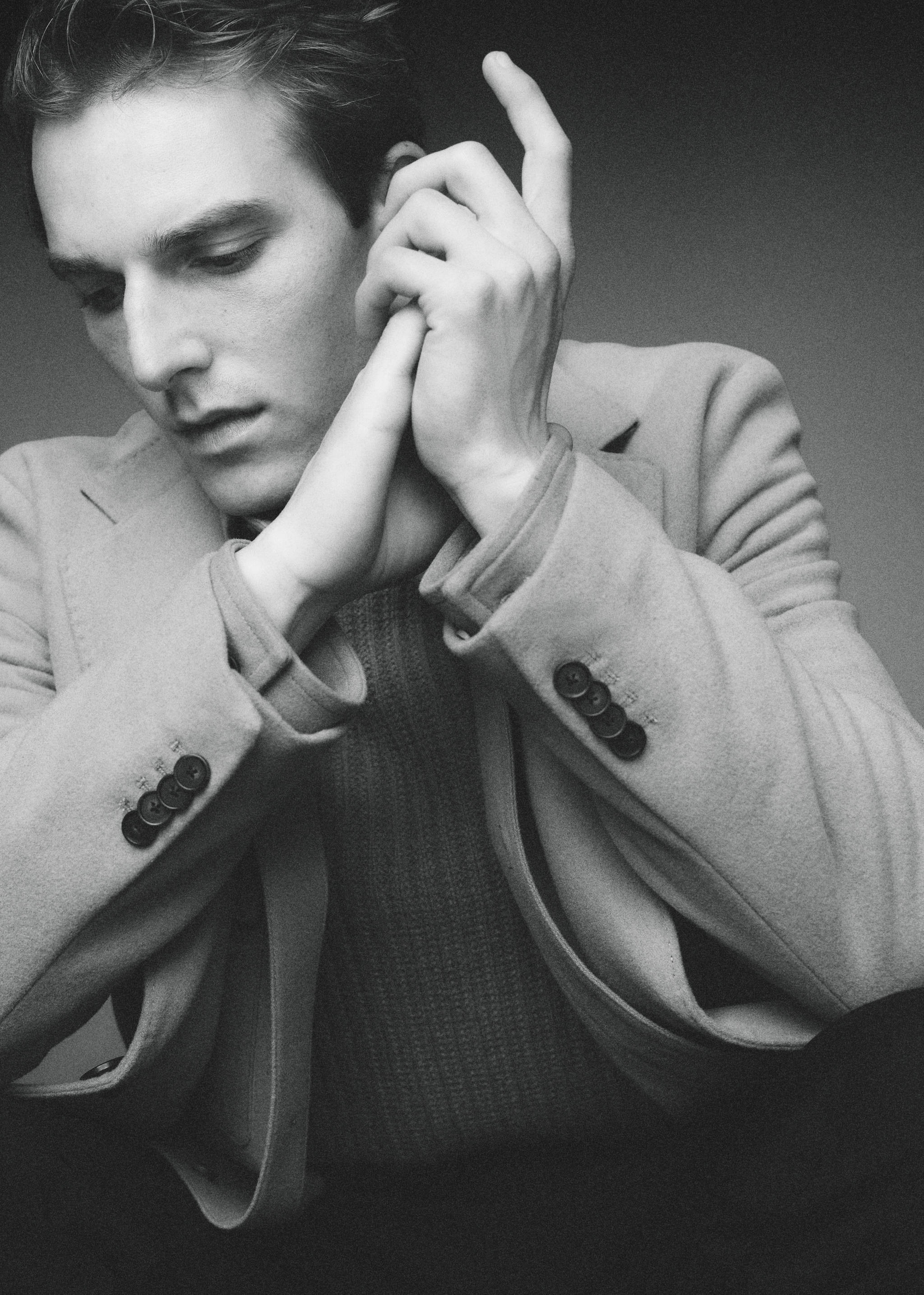 长款回收羊毛大衣 - null