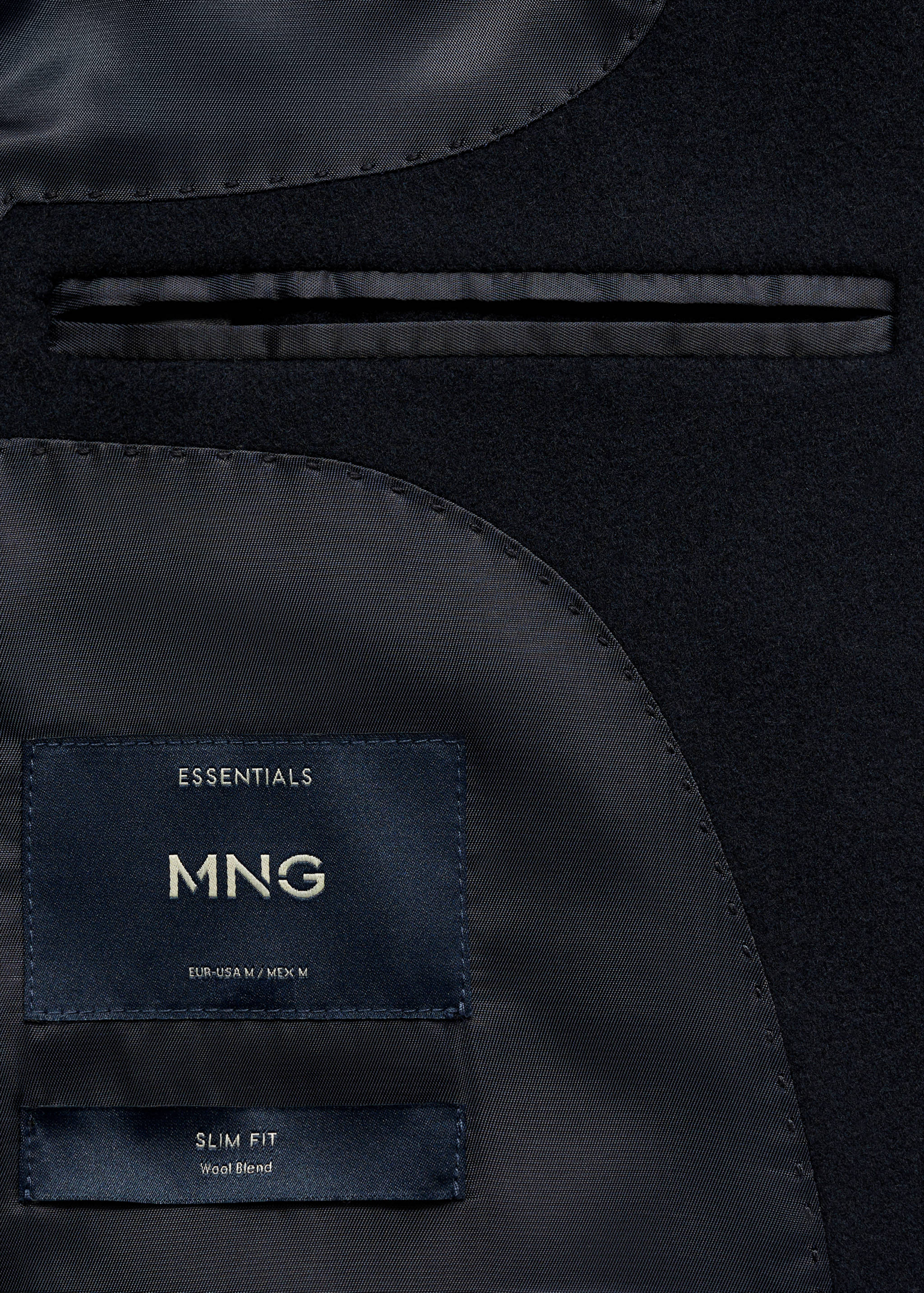 长款回收羊毛大衣 - null