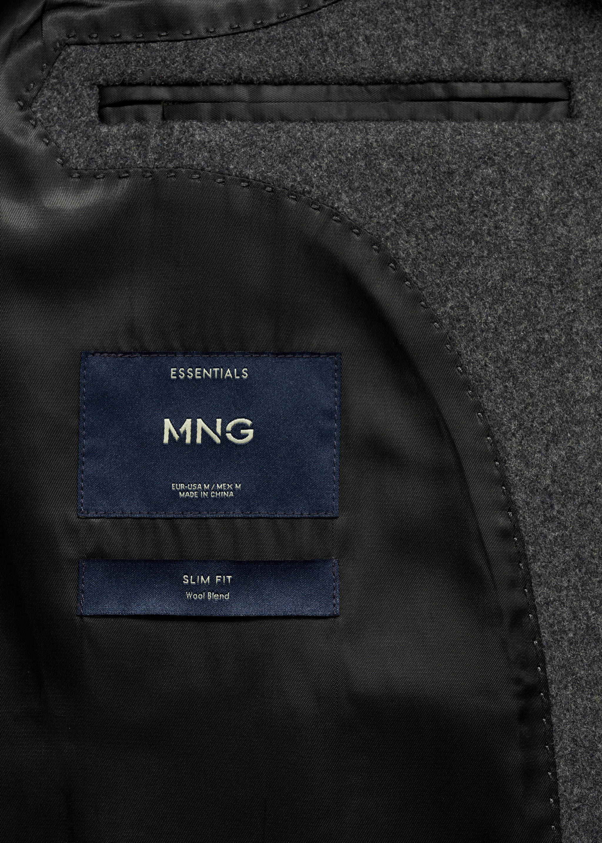 长款回收羊毛大衣 - null