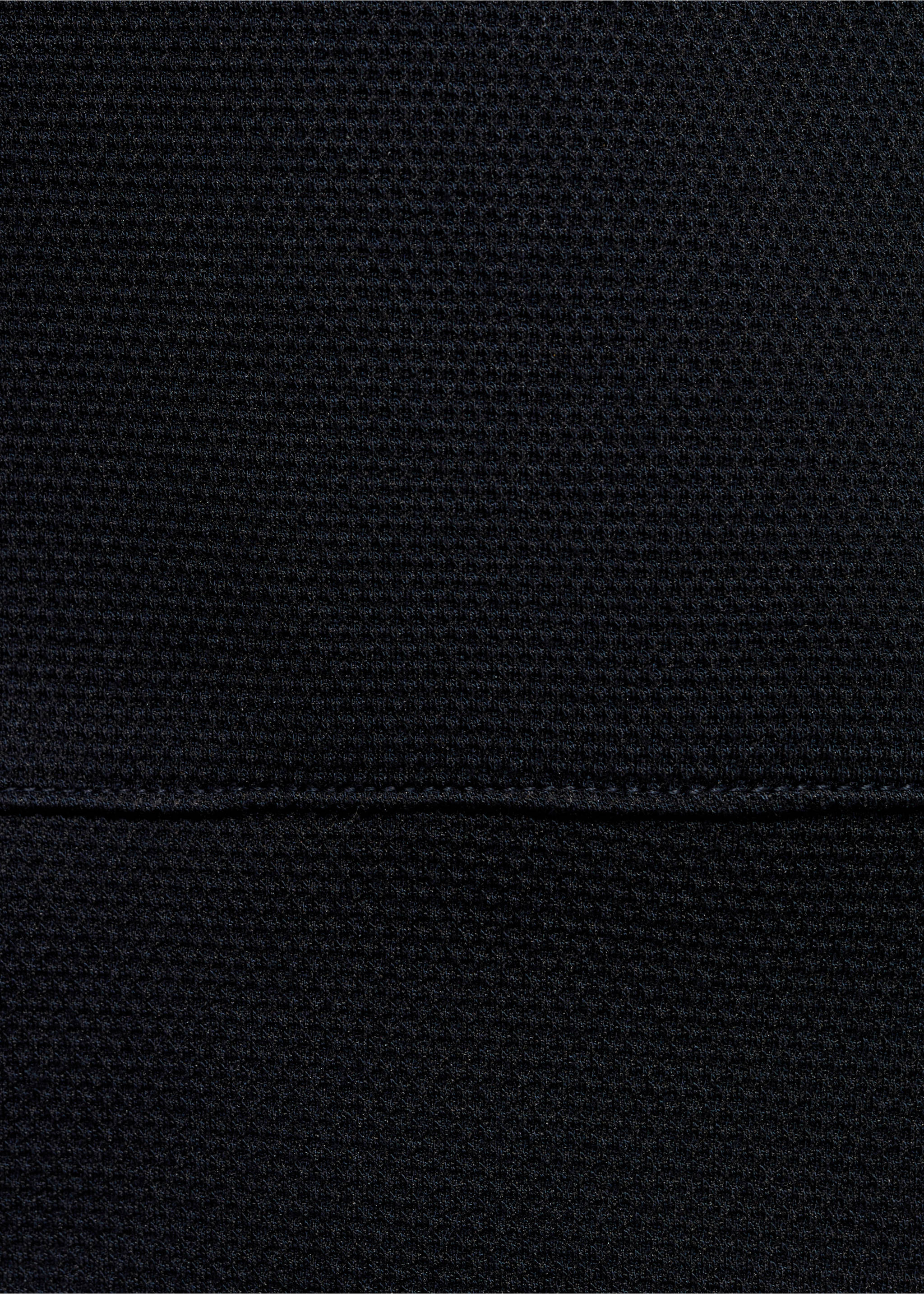 Close-up of the dark textured fabric of a sweatshirt., Dark Navy. Ref: 77025969-00.