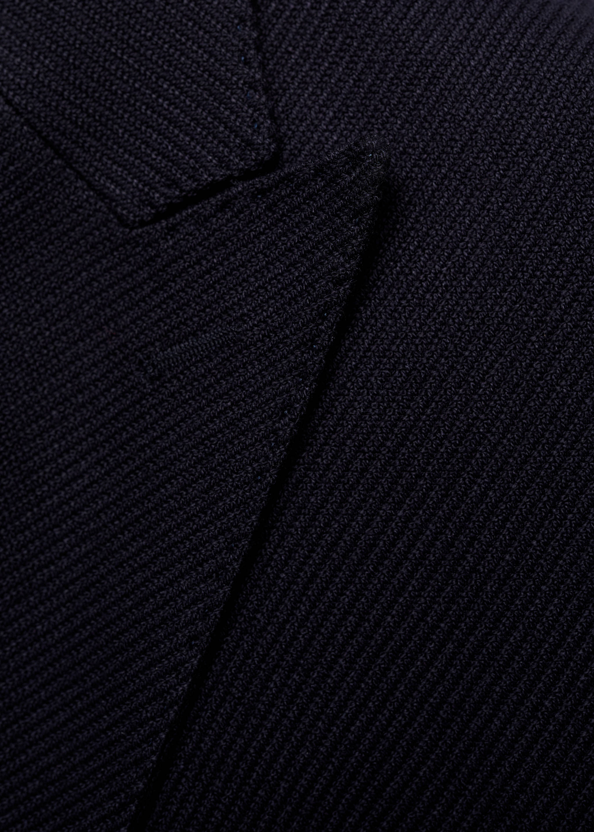 Twill slim-fit double-breasted jacket - Details of the article 8