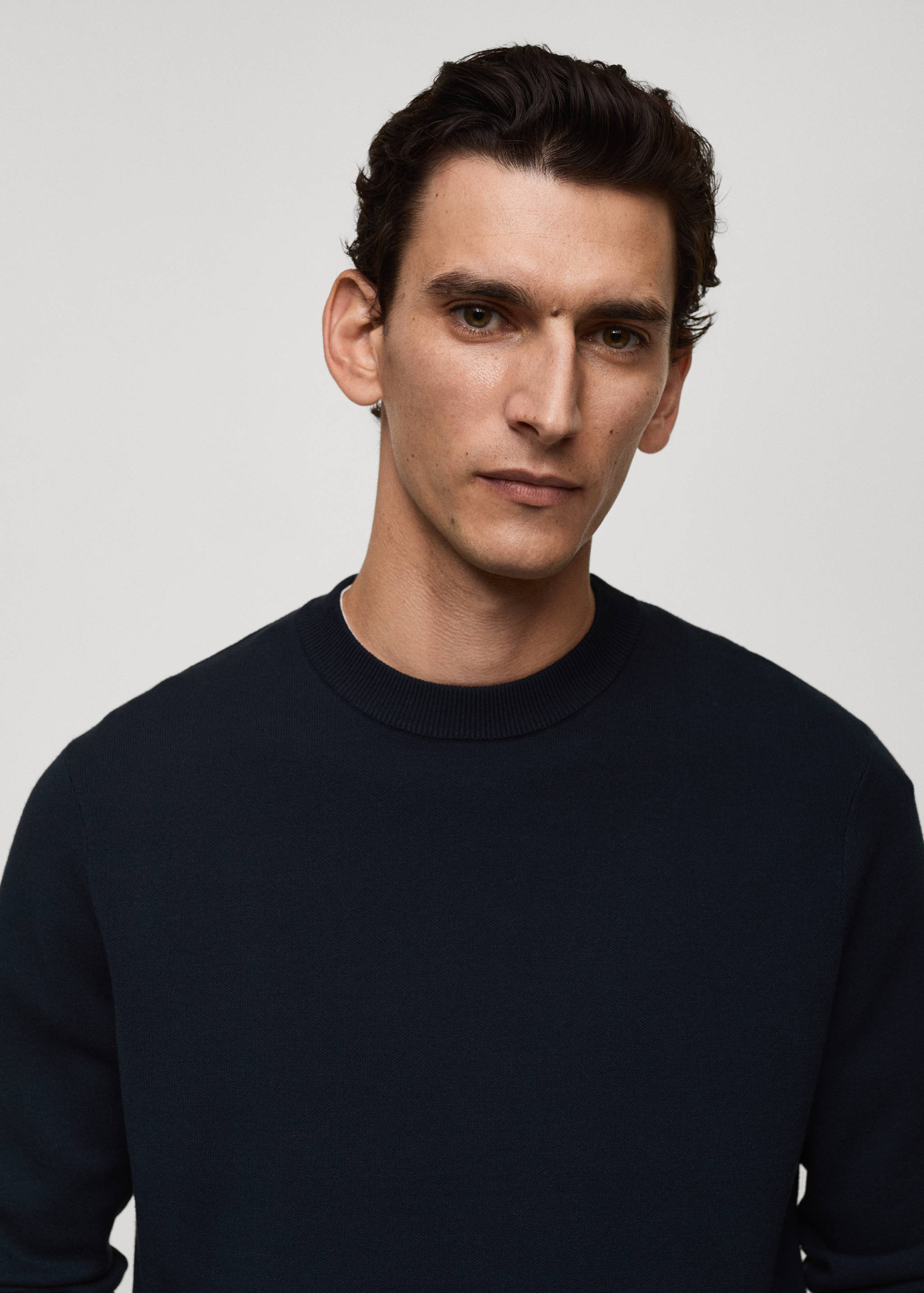 Pull-over maille moyenne regular-fit - Détail de l'article 1