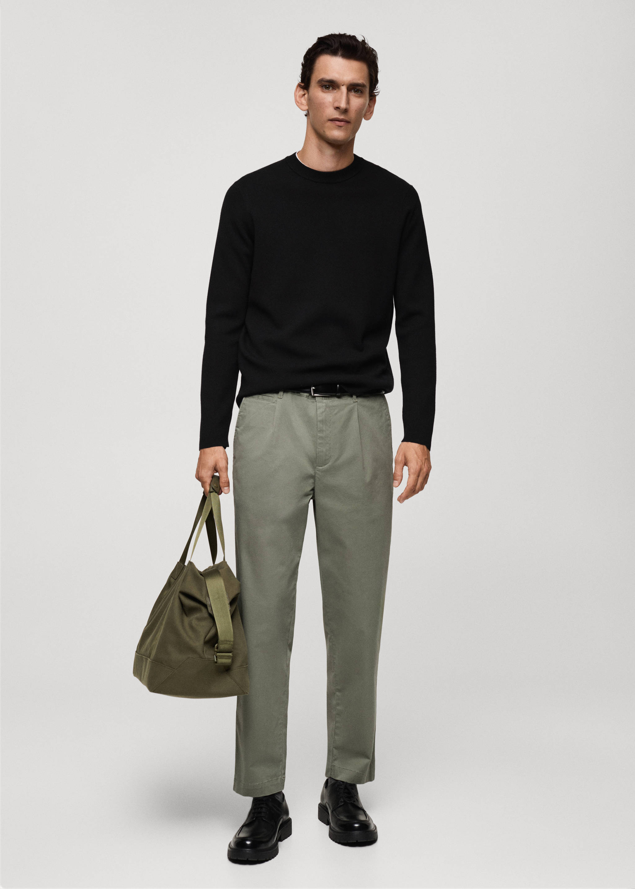 Pull-over maille moyenne regular-fit - Plan général