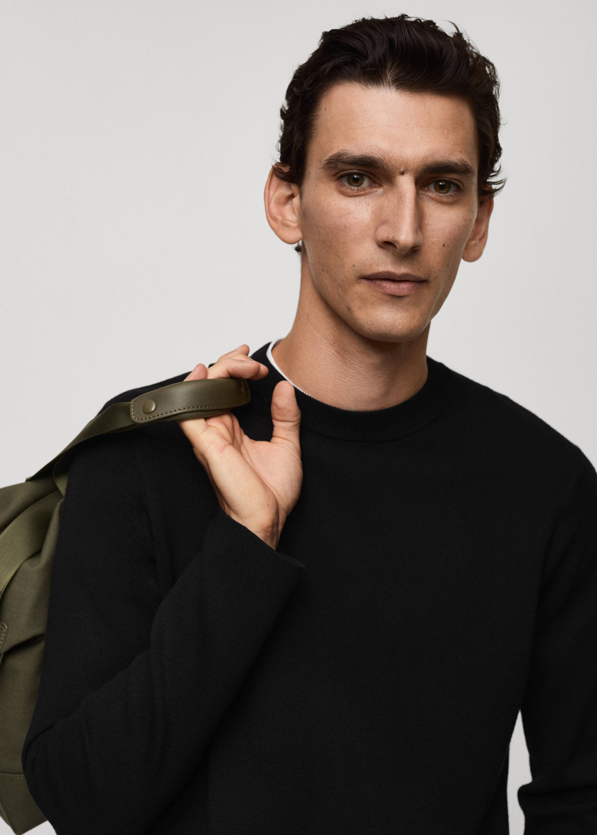 Pull-over maille moyenne regular-fit - Détail de l'article 1