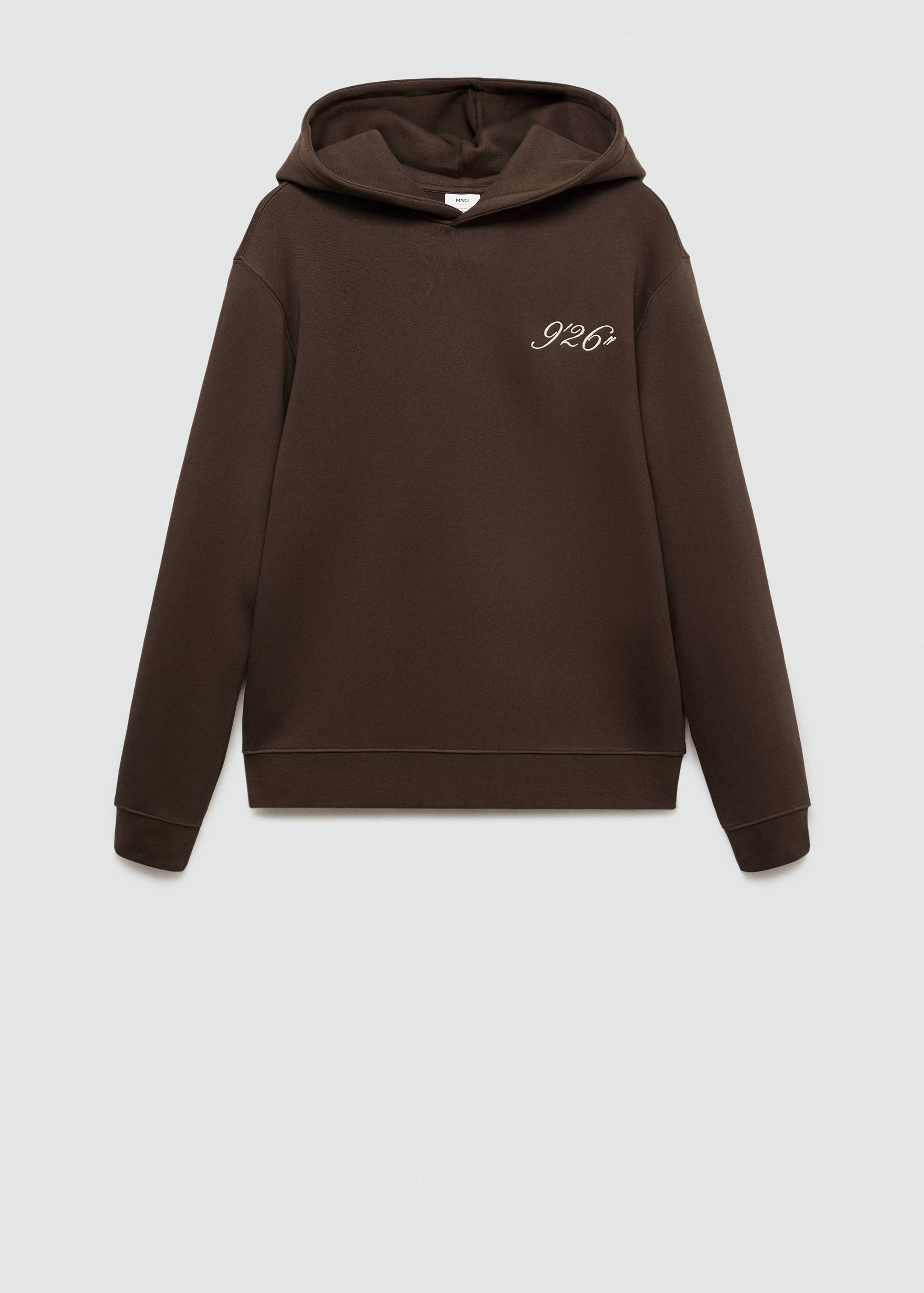 Sweat-shirt capuche broderie - Article sans modèle