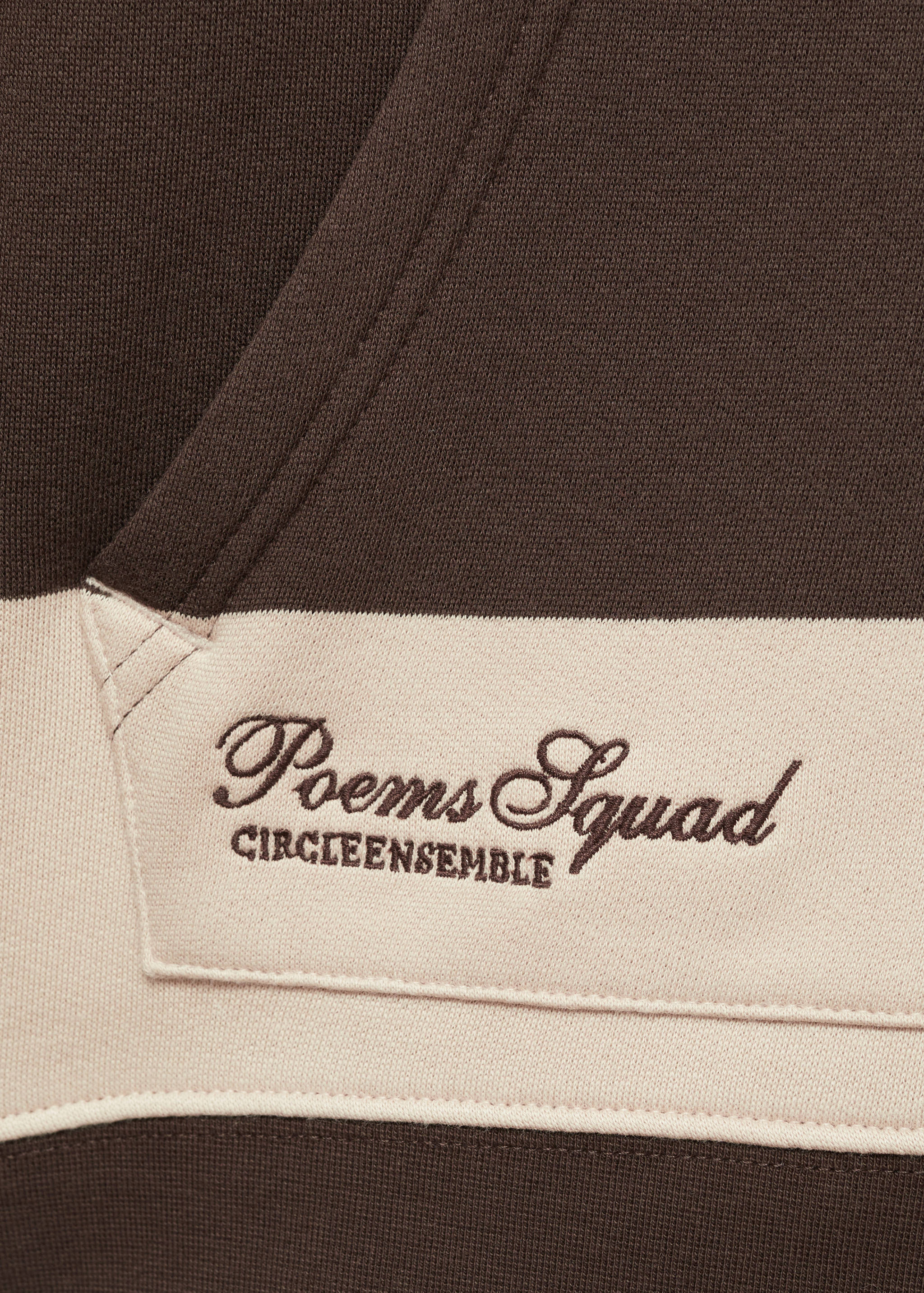 Striped hooded sweatshirt - Details of the article 0