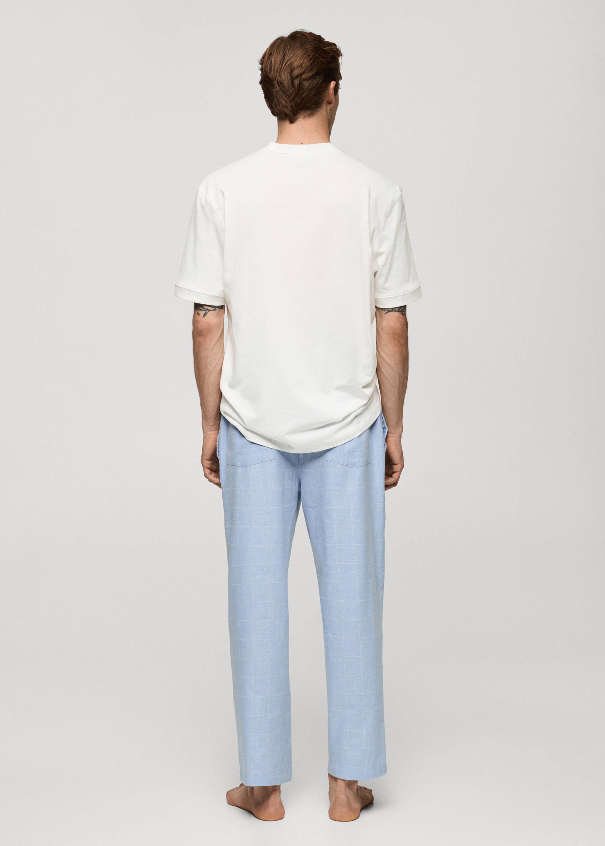 100% cotton combined pyjama pack - Reverse of the article