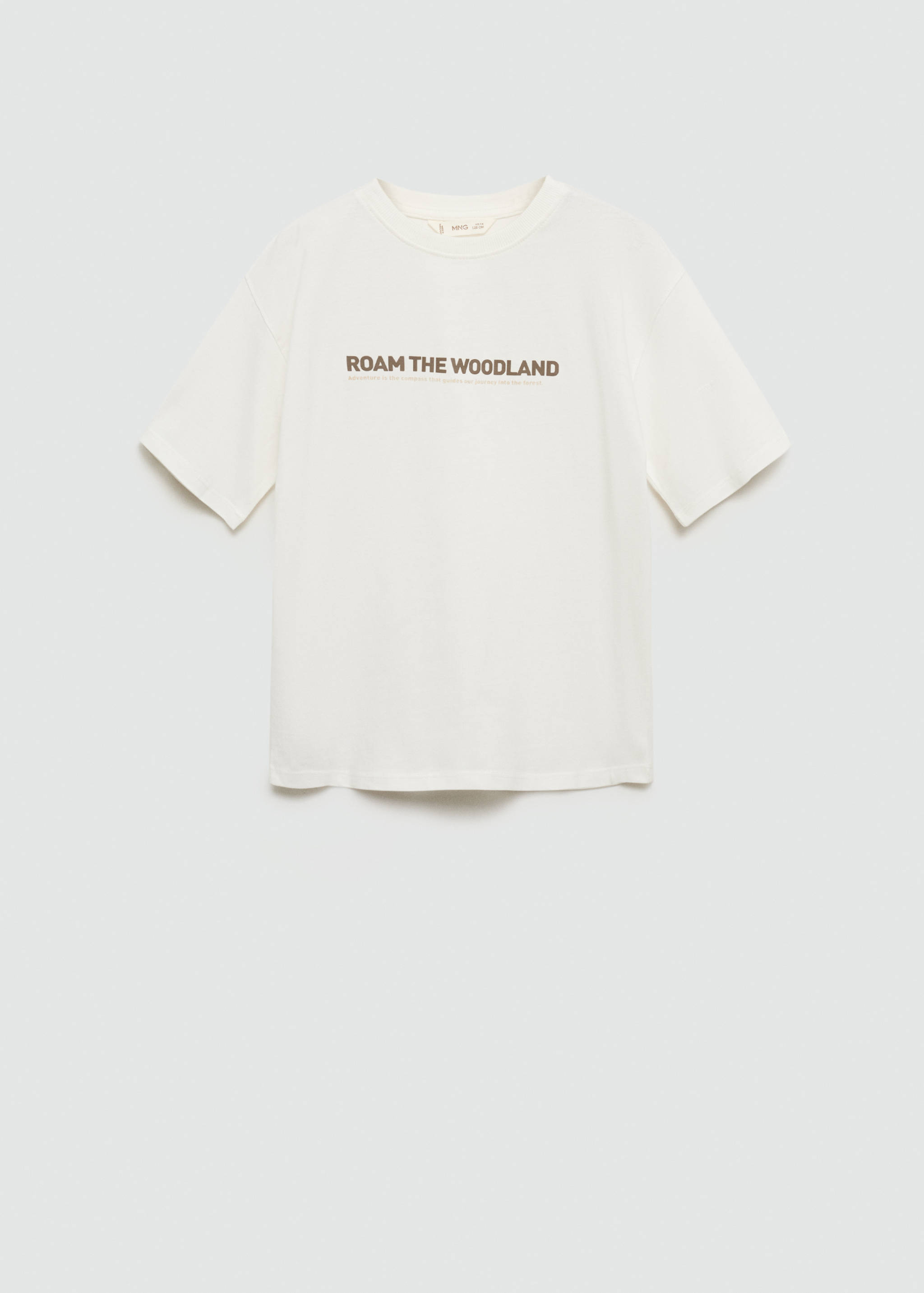 Printed cotton-blend T-shirt - Article without model