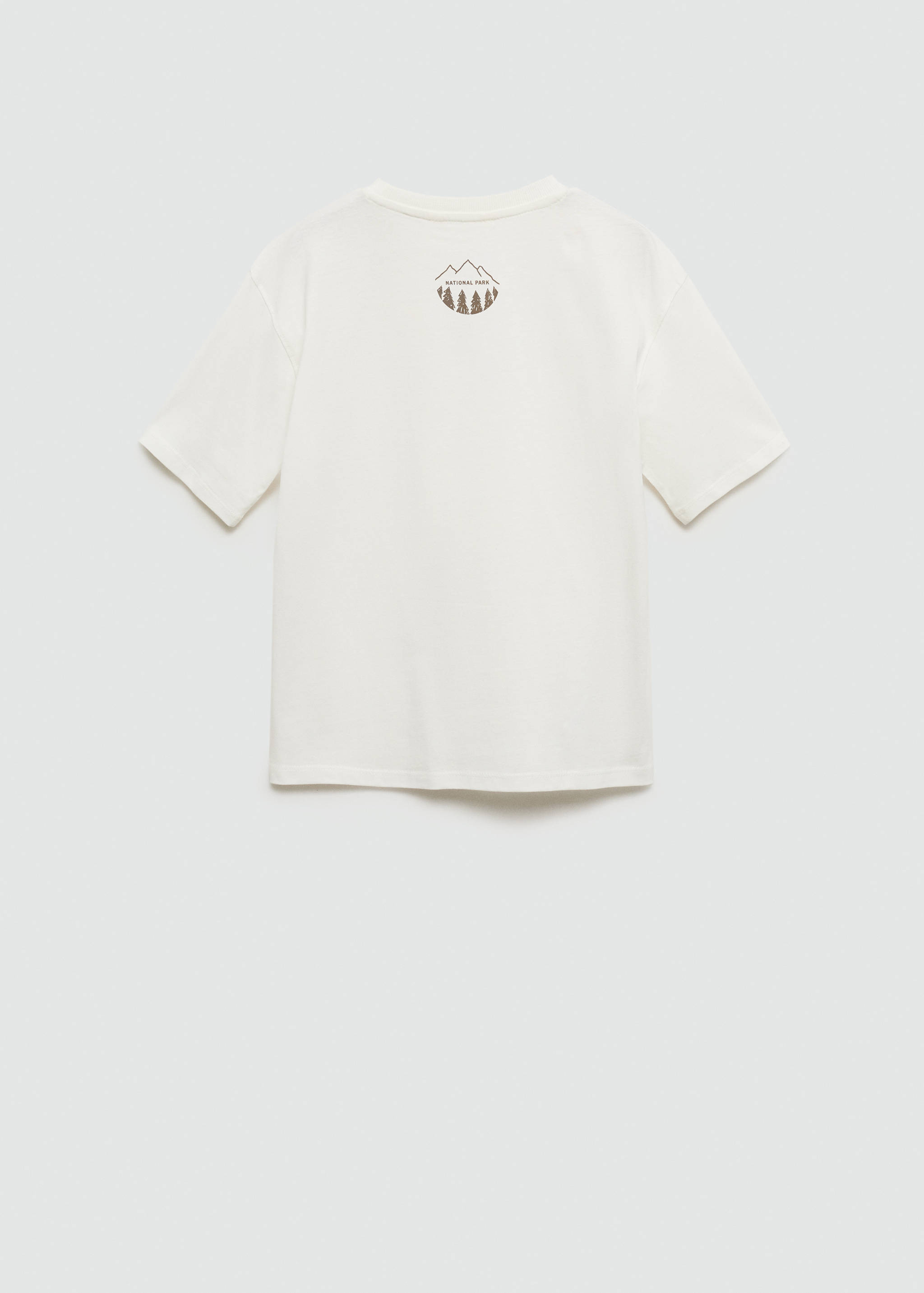 Printed cotton-blend T-shirt - Reverse of the article
