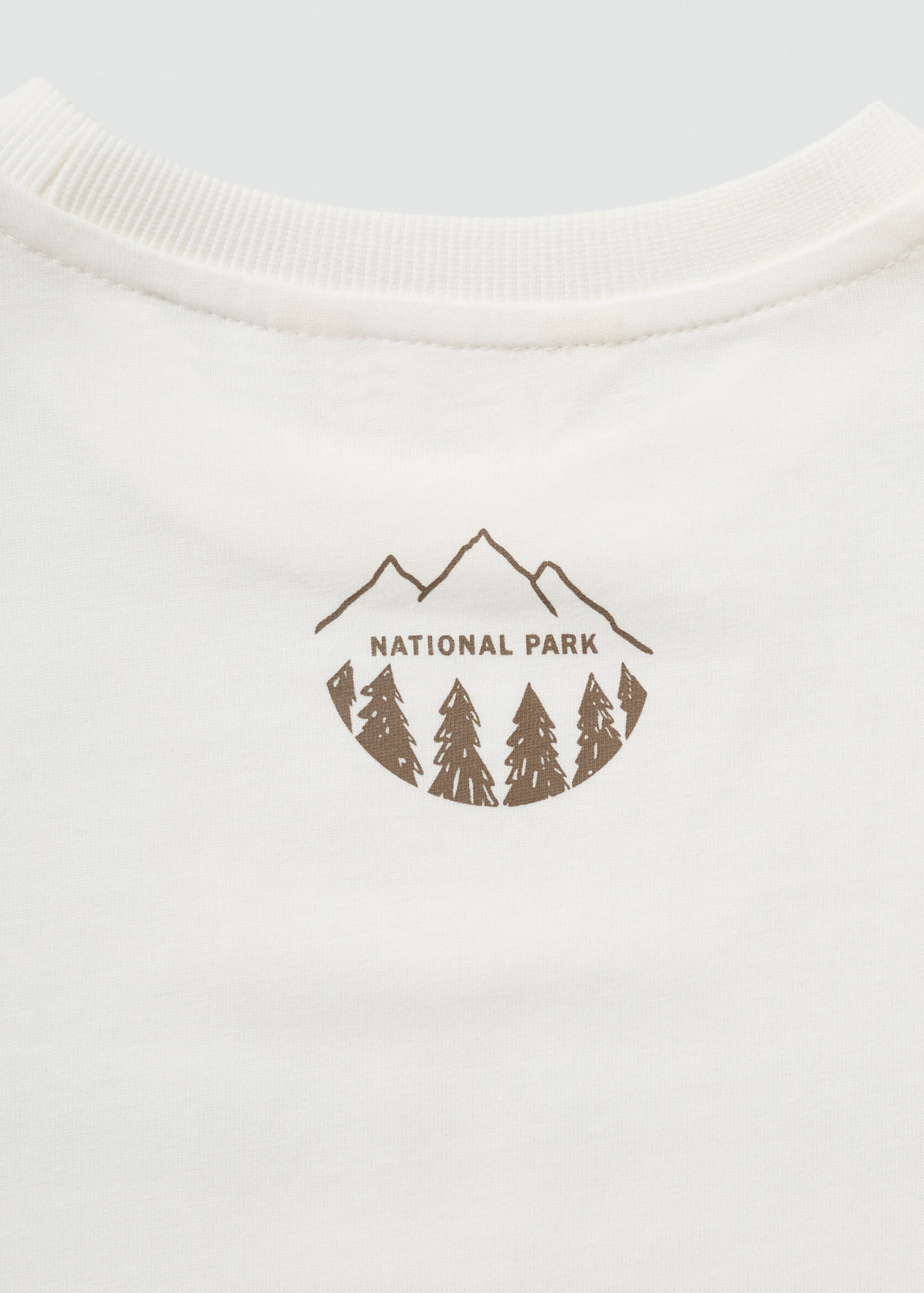 Printed cotton-blend T-shirt - Details of the article 0
