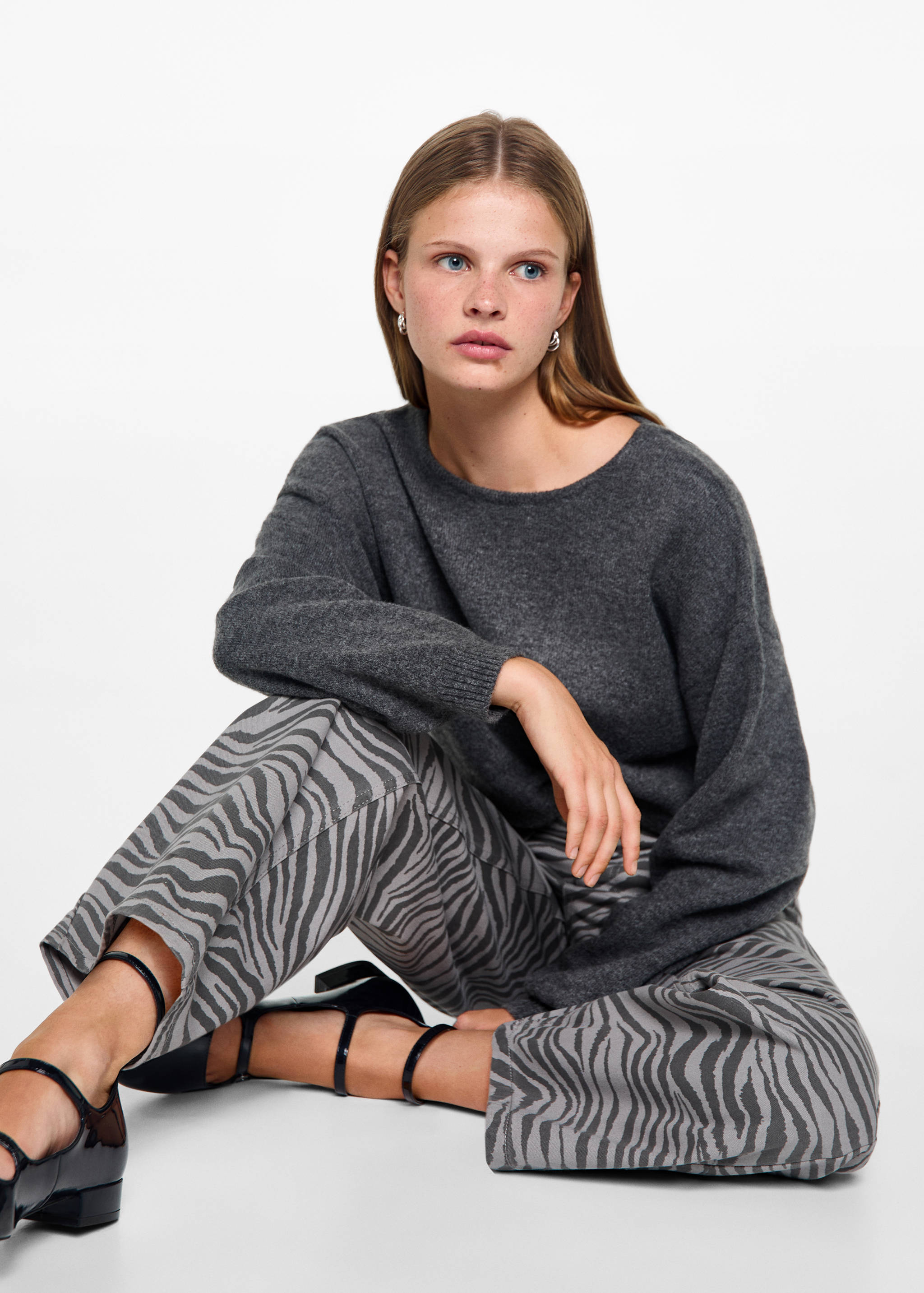 Zebra print trousers - Details of the article 2