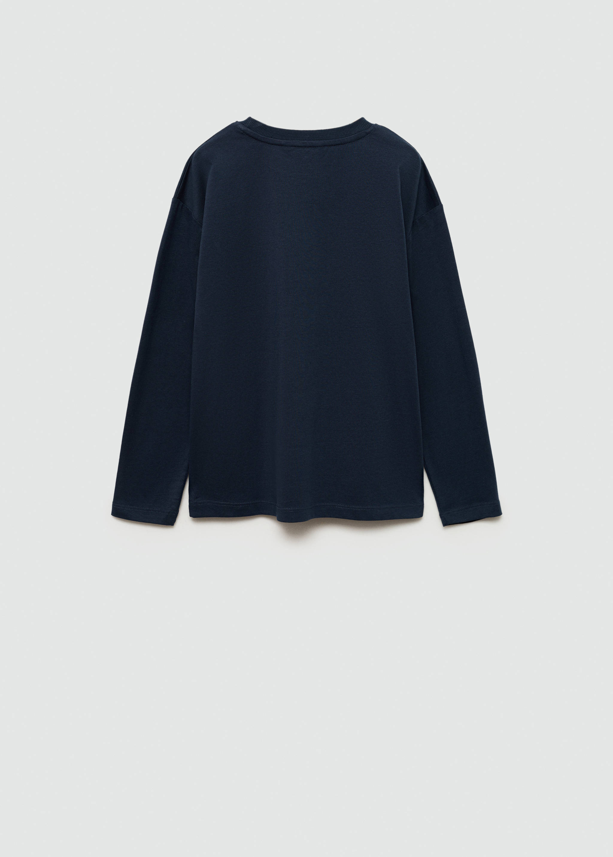 Printed cotton-blend t-shirt - Reverse of the article