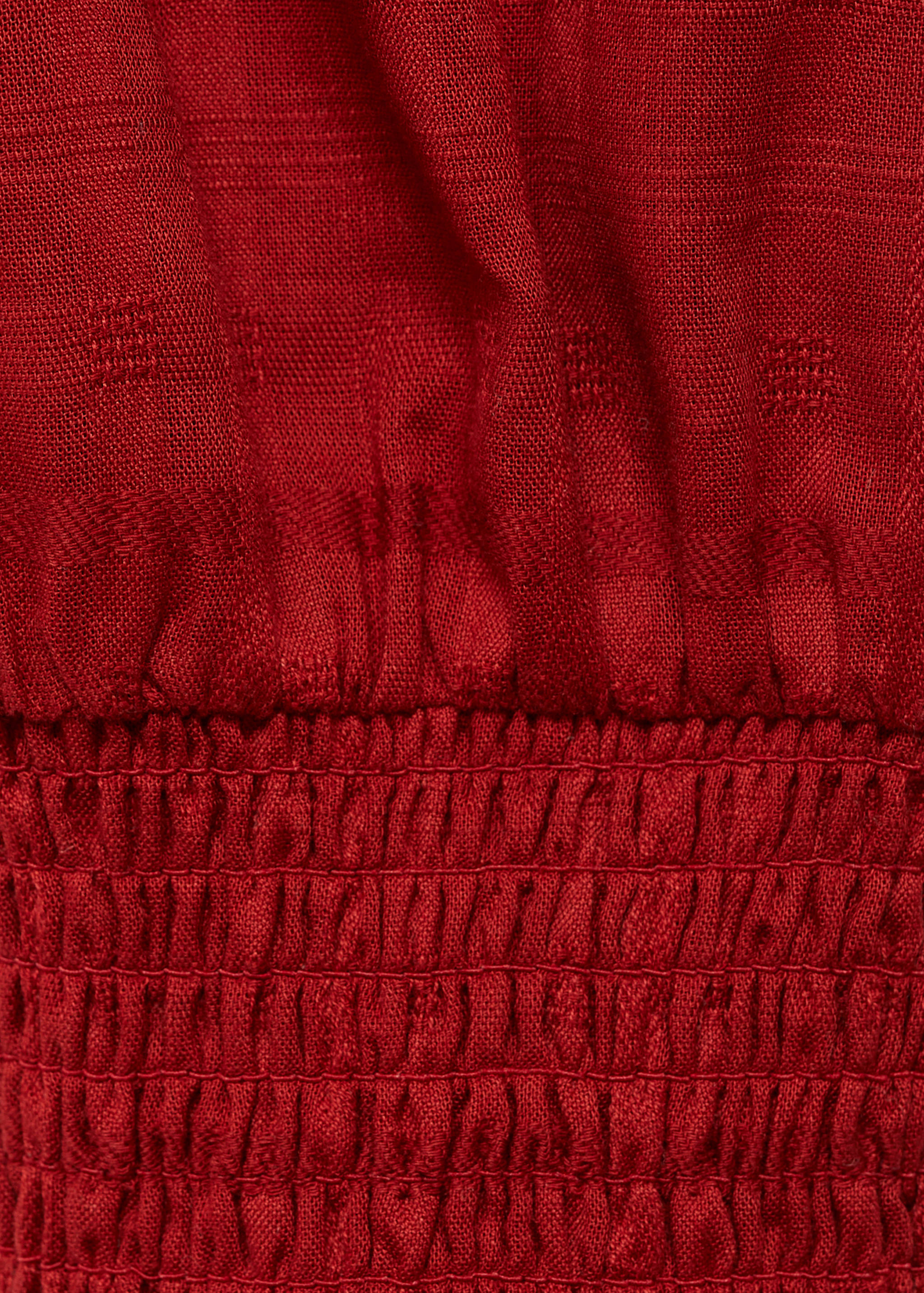 Gathered details cotton blouse - Details of the article 8