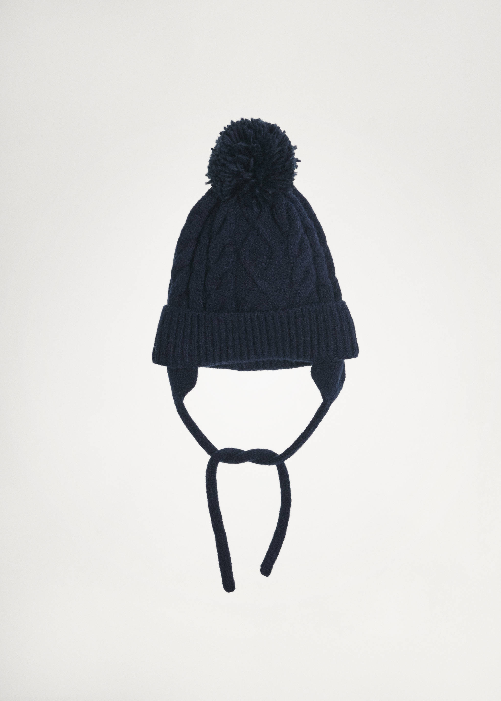 Knitted braided pompom hat - Details of the article 6