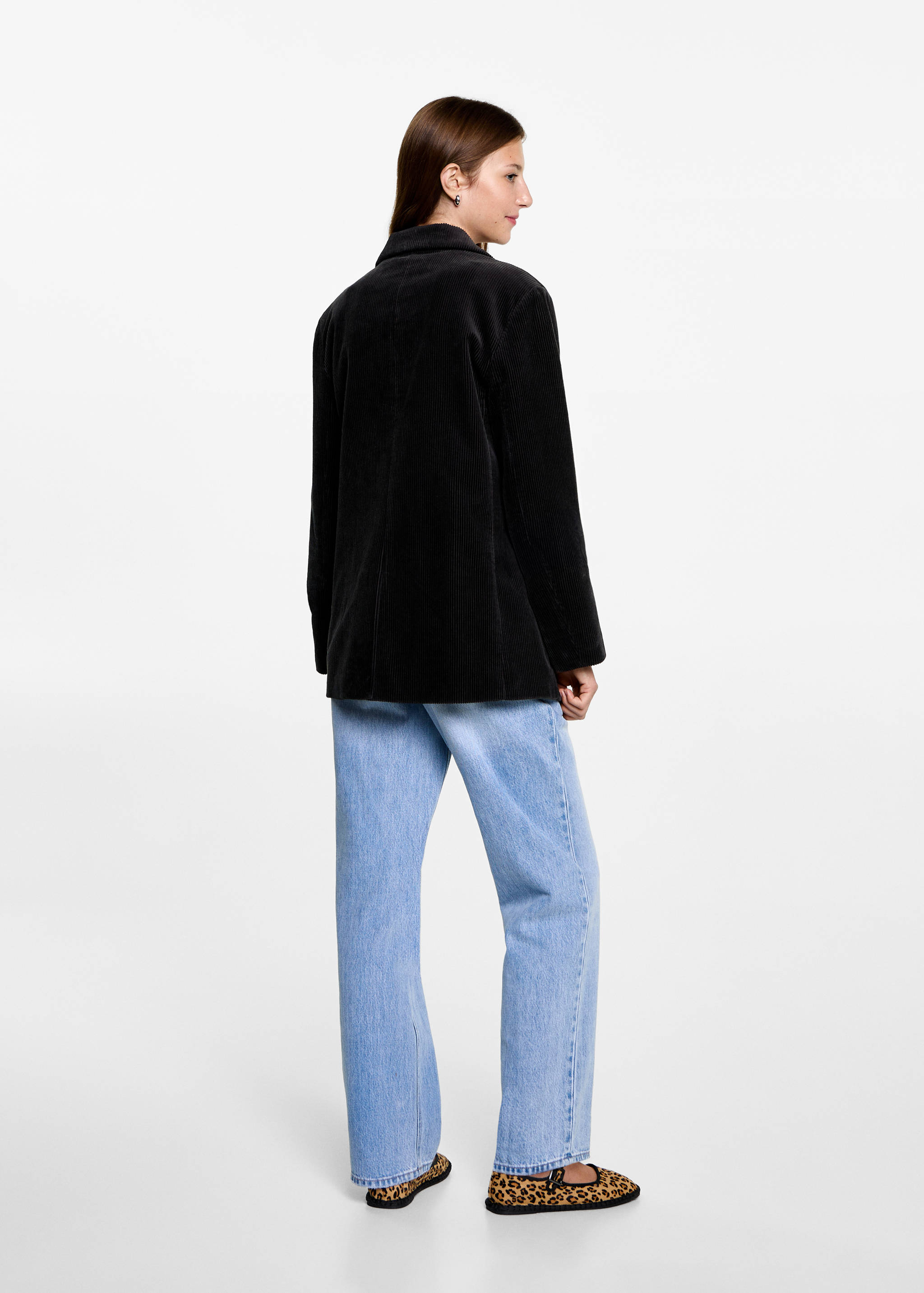 Corduroy blazer - Reverse of the article