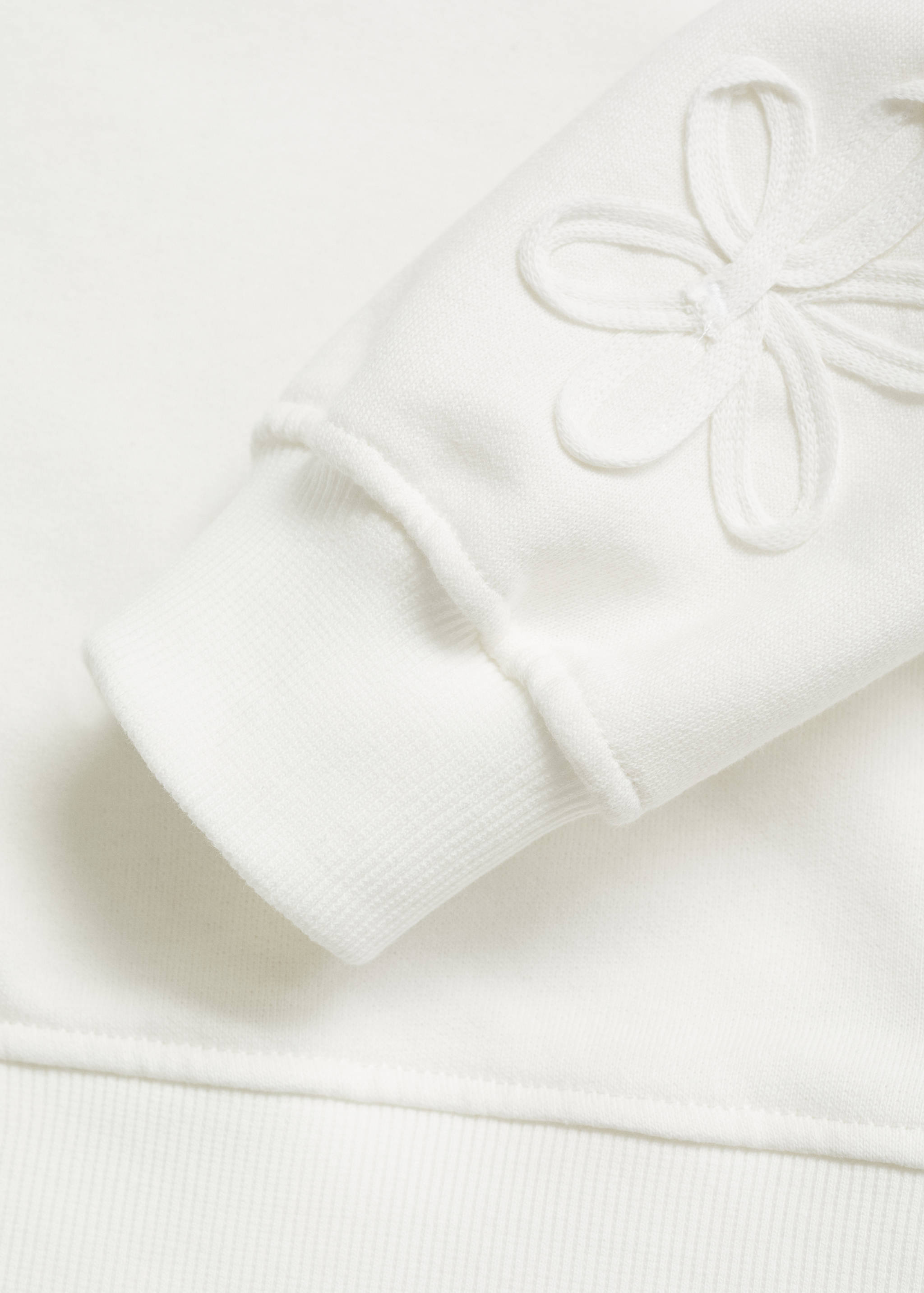 Sweat-shirt coton détails brodés - Détail de l'article 8