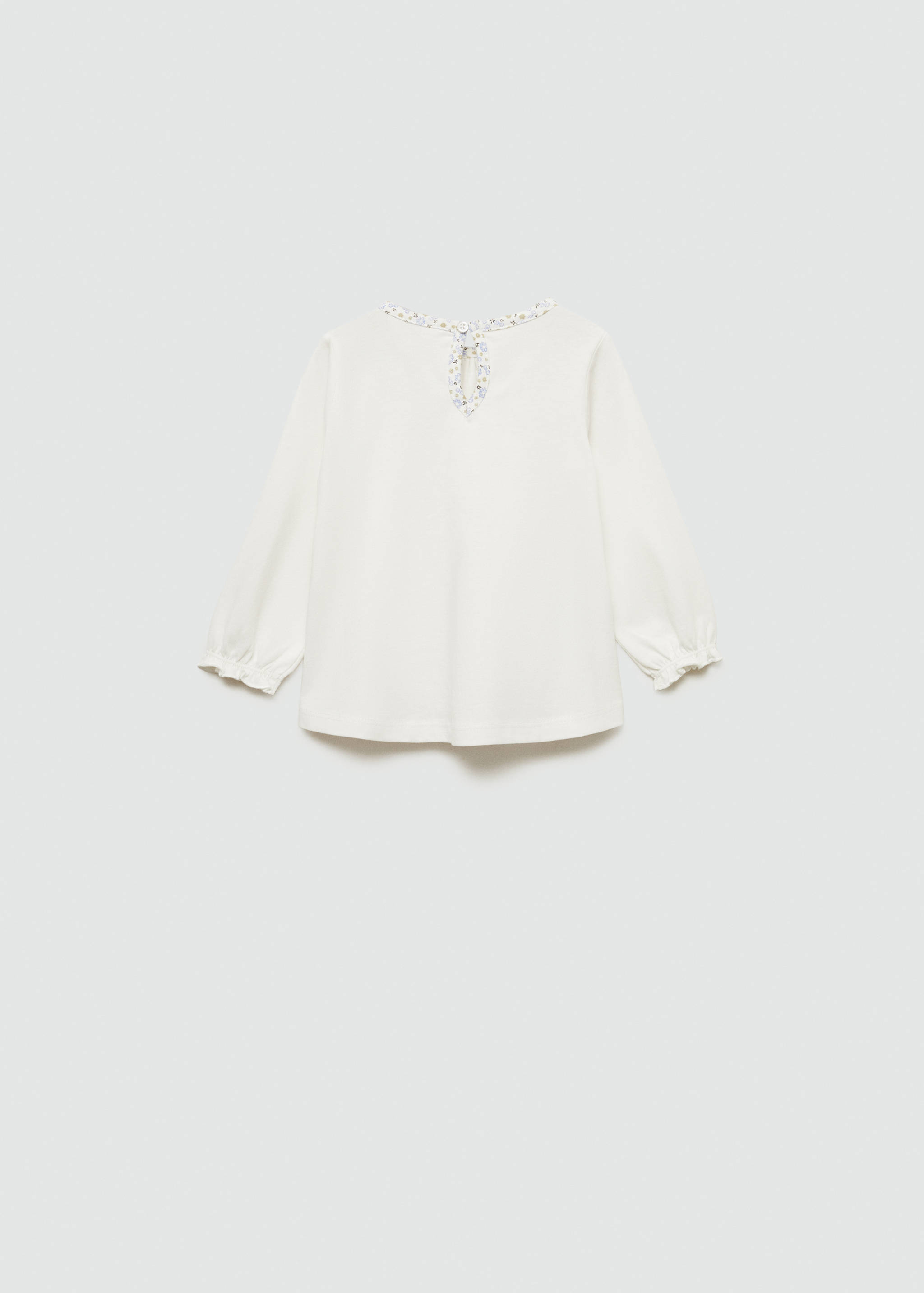 Contrast detail T-shirt - Reverse of the article