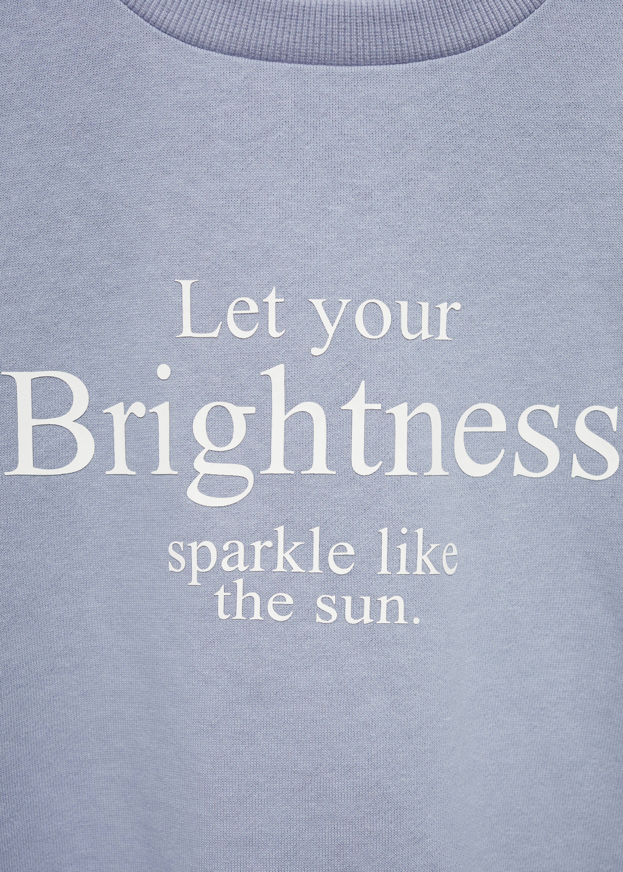 Desenli pamuklu sweatshirt - Ürün detayı 8