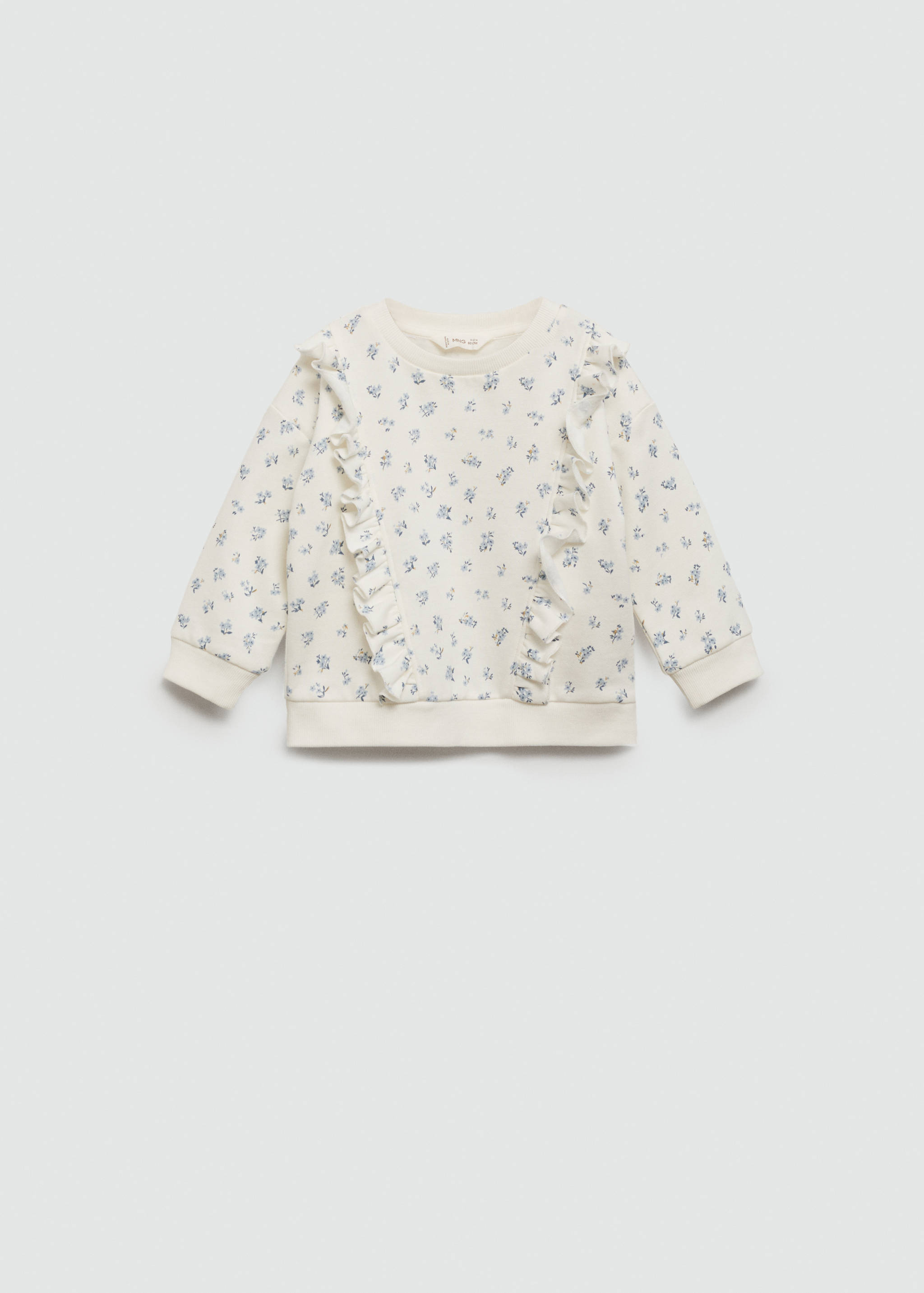 Frills printed sweatshirt - Article without model