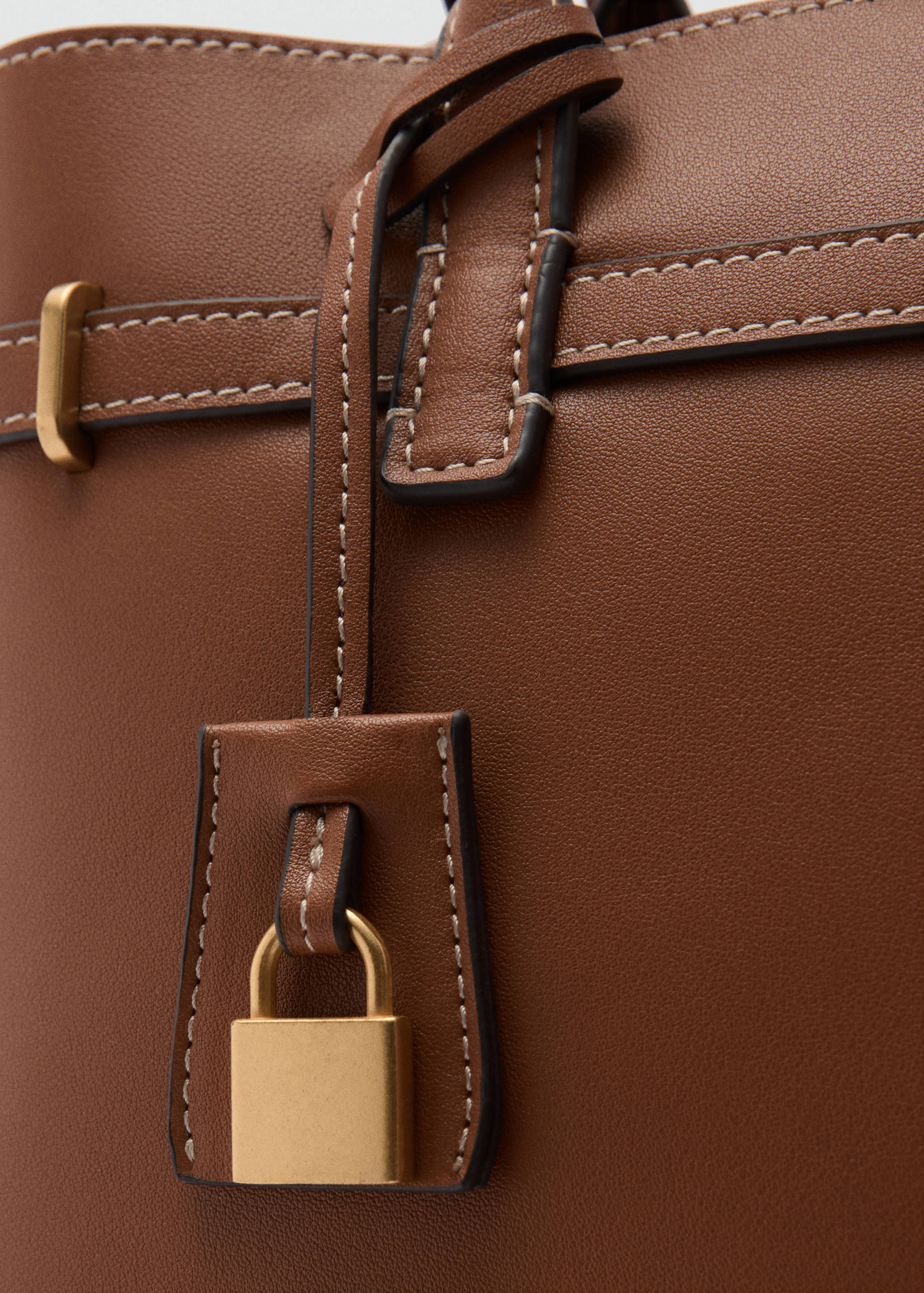 Shopper bag with padlock - Details of the article 2