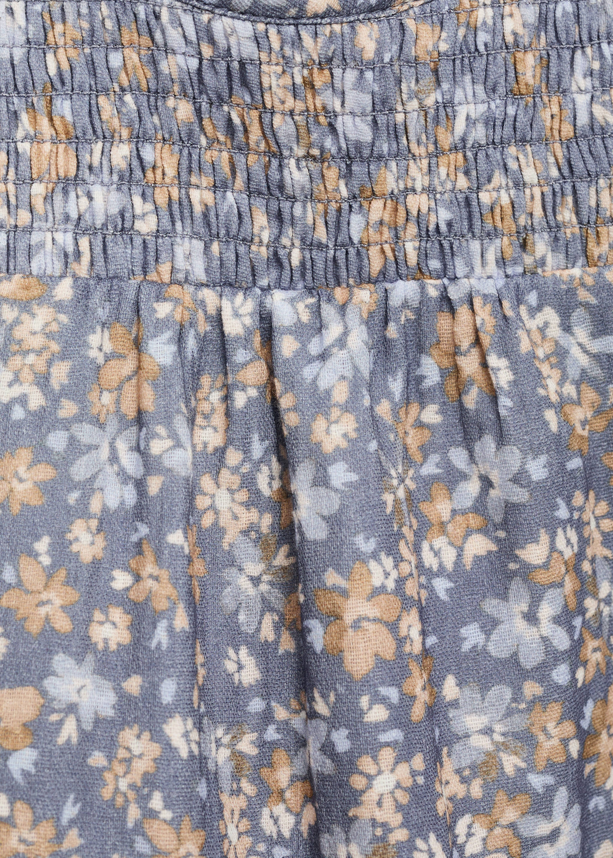 Ruched detail flower dress - Details of the article 8