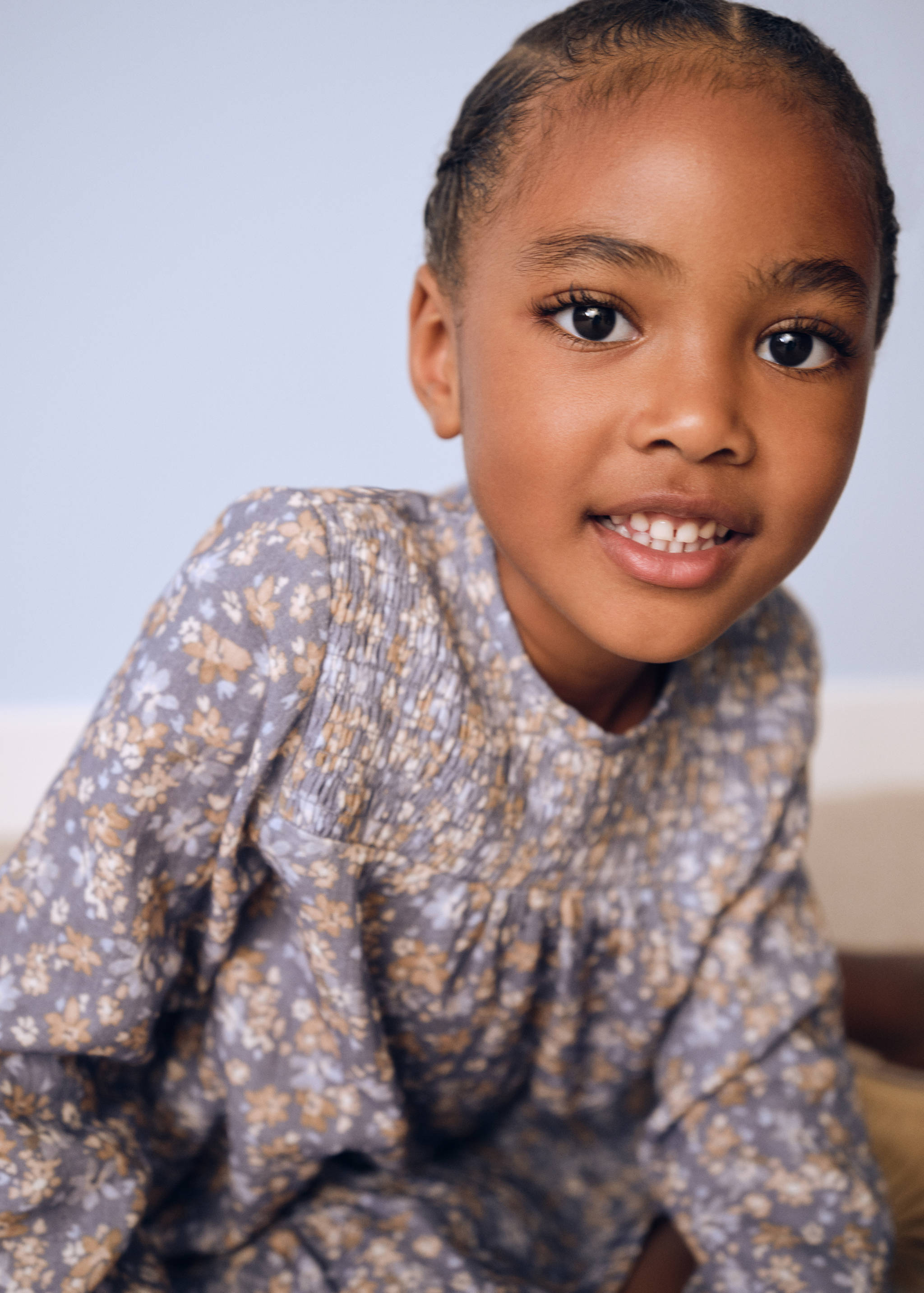 Ruched detail flower dress - Details of the article 5