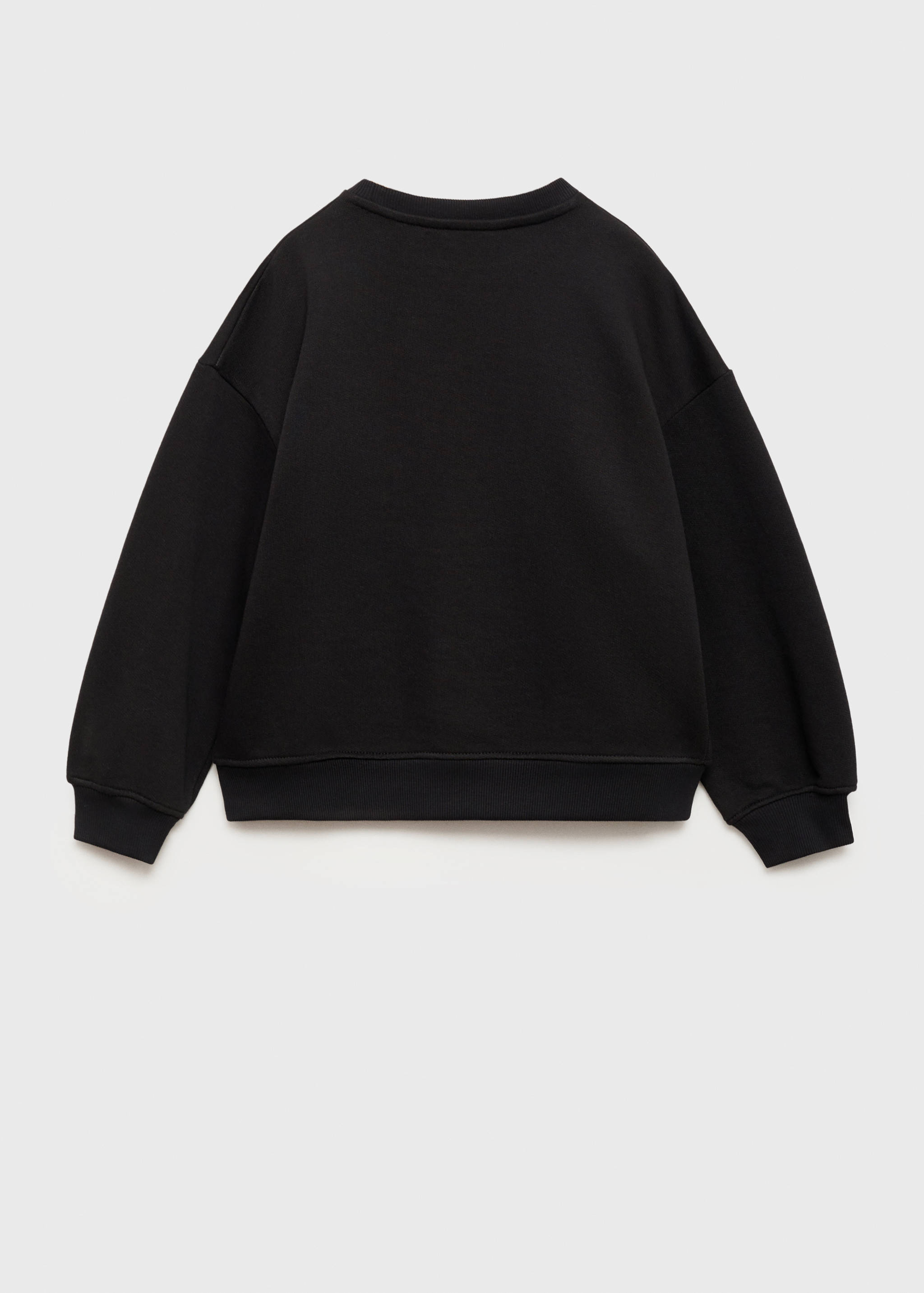 Sweat-shirt coton détails brodés - Verso de l’article