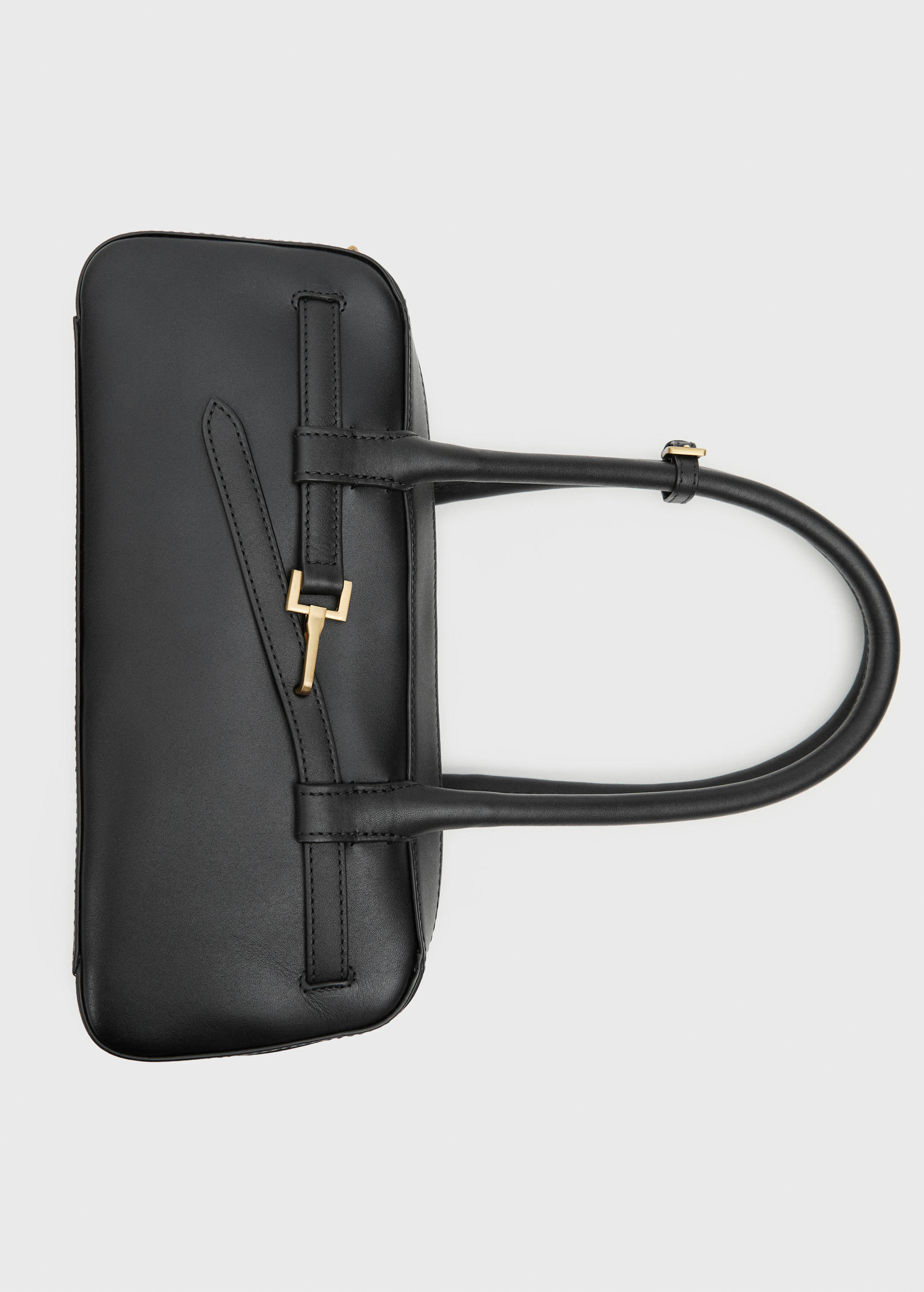 Leather bowling bag with buckle - Details of the article 3