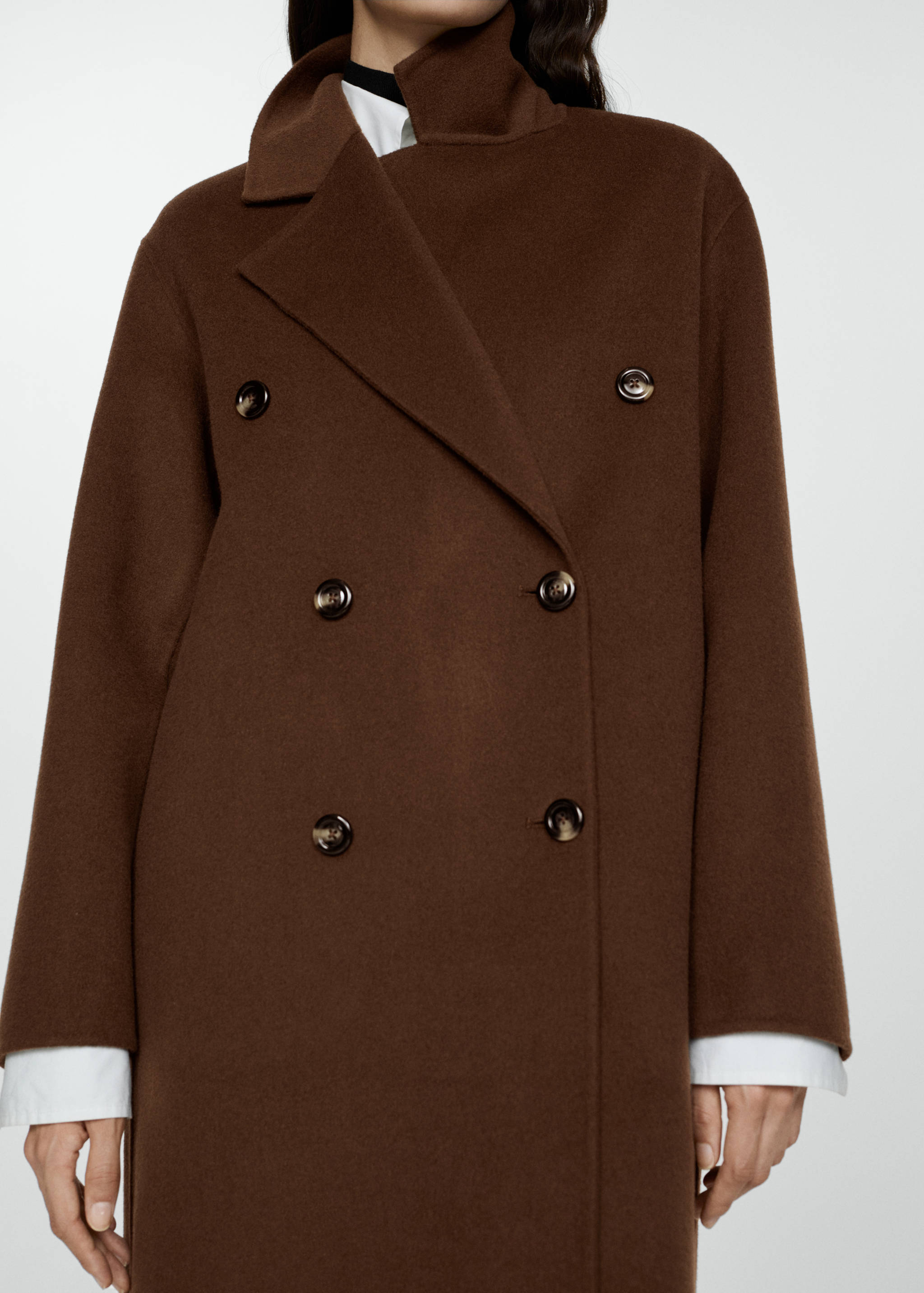 Handmade oversized wool coat - Details of the article 6