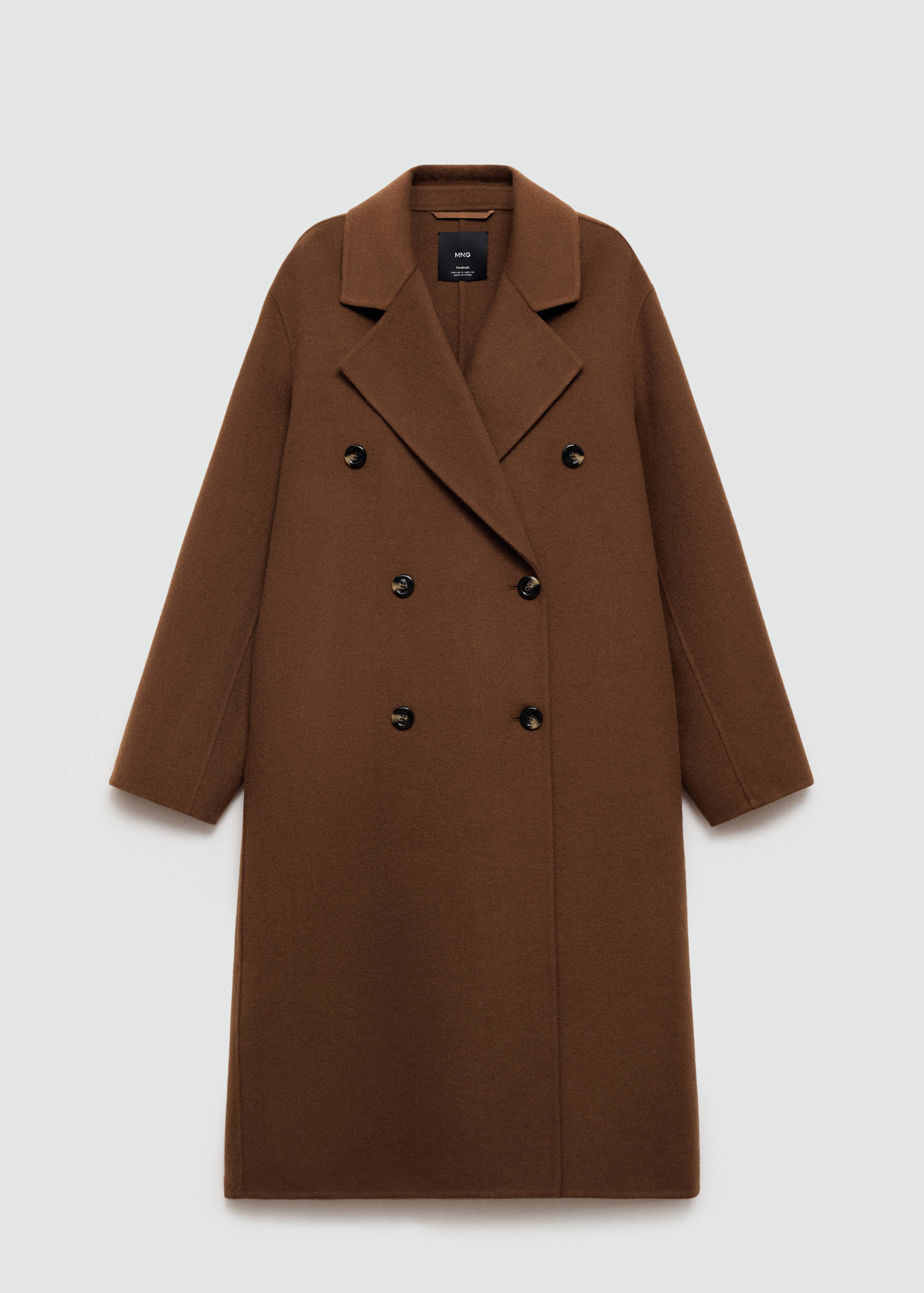 Handmade oversized wool coat - Article without model