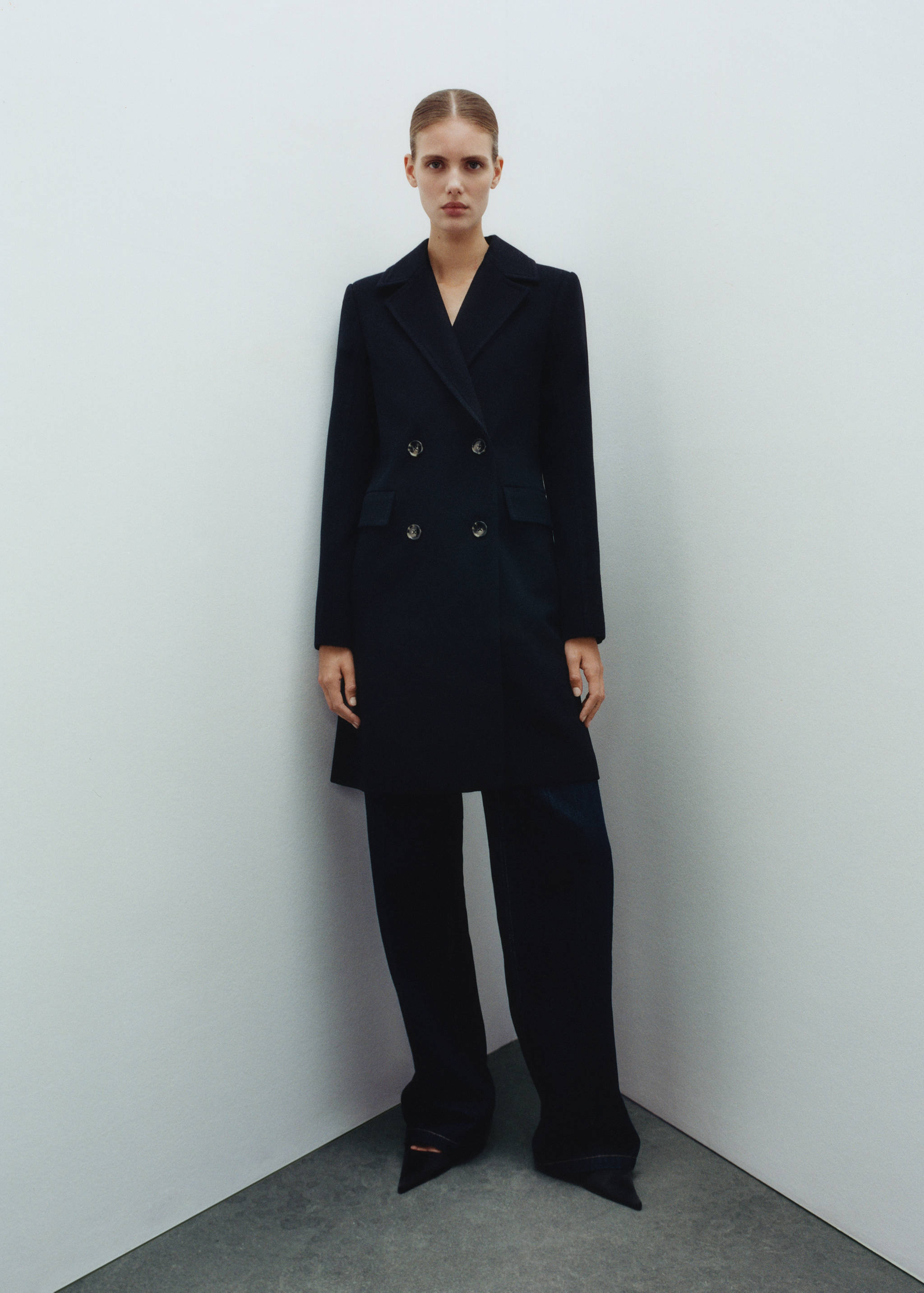 Double-breasted wool coat - Details of the article 6