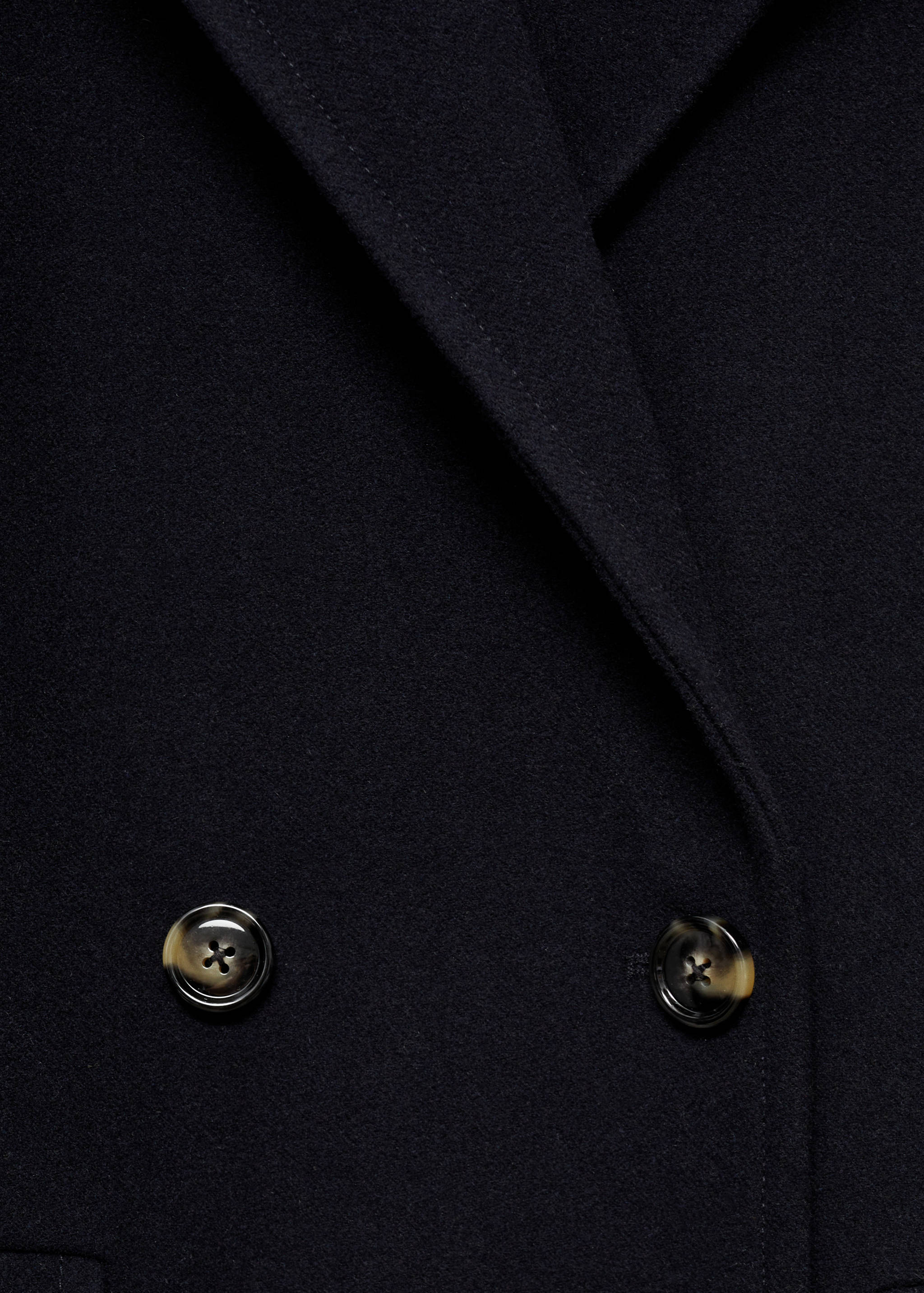 Double-breasted wool coat - Details of the article 8