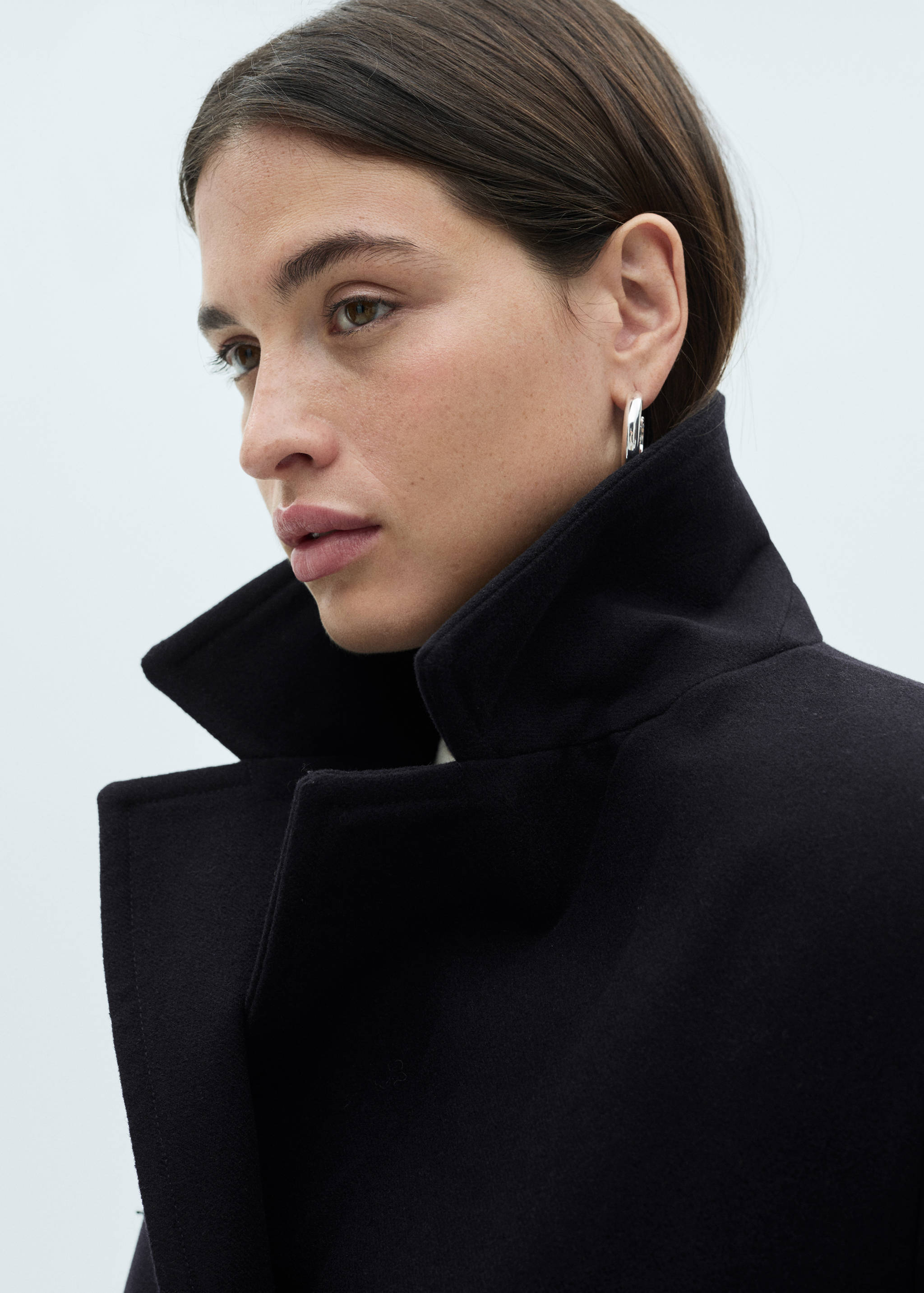 Double-breasted wool coat - Details of the article 4
