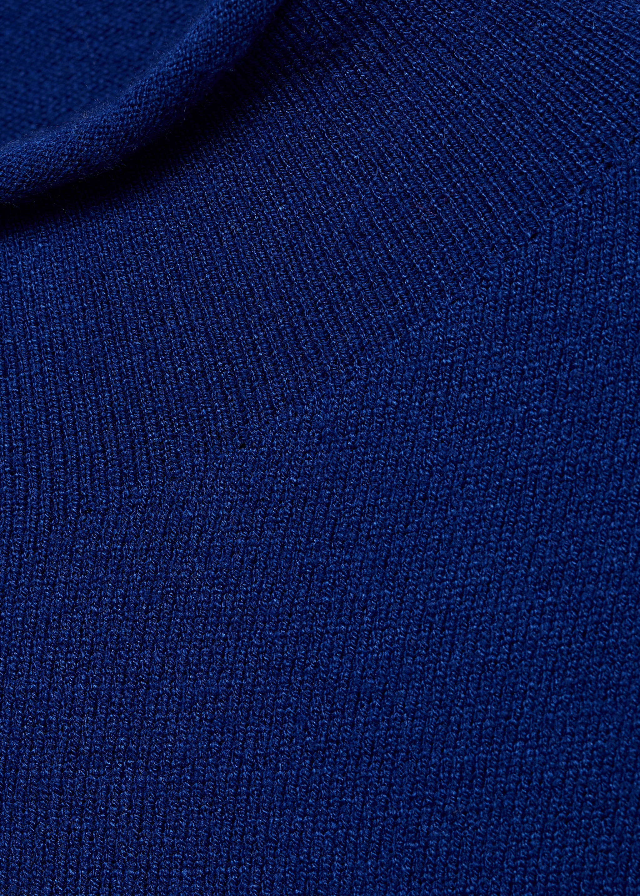 Perkins-neck knitted dress - Details of the article 0