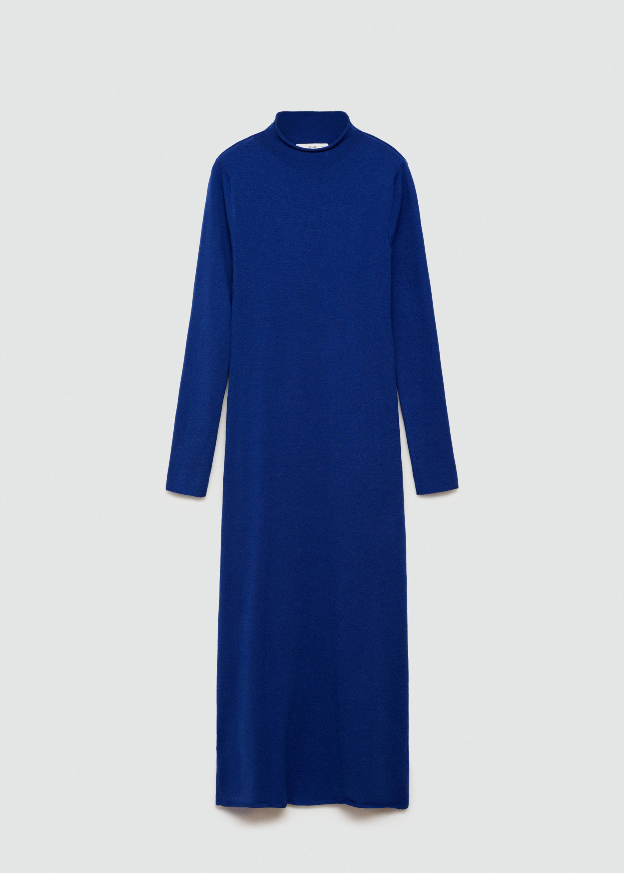 Perkins-neck knitted dress - Article without model