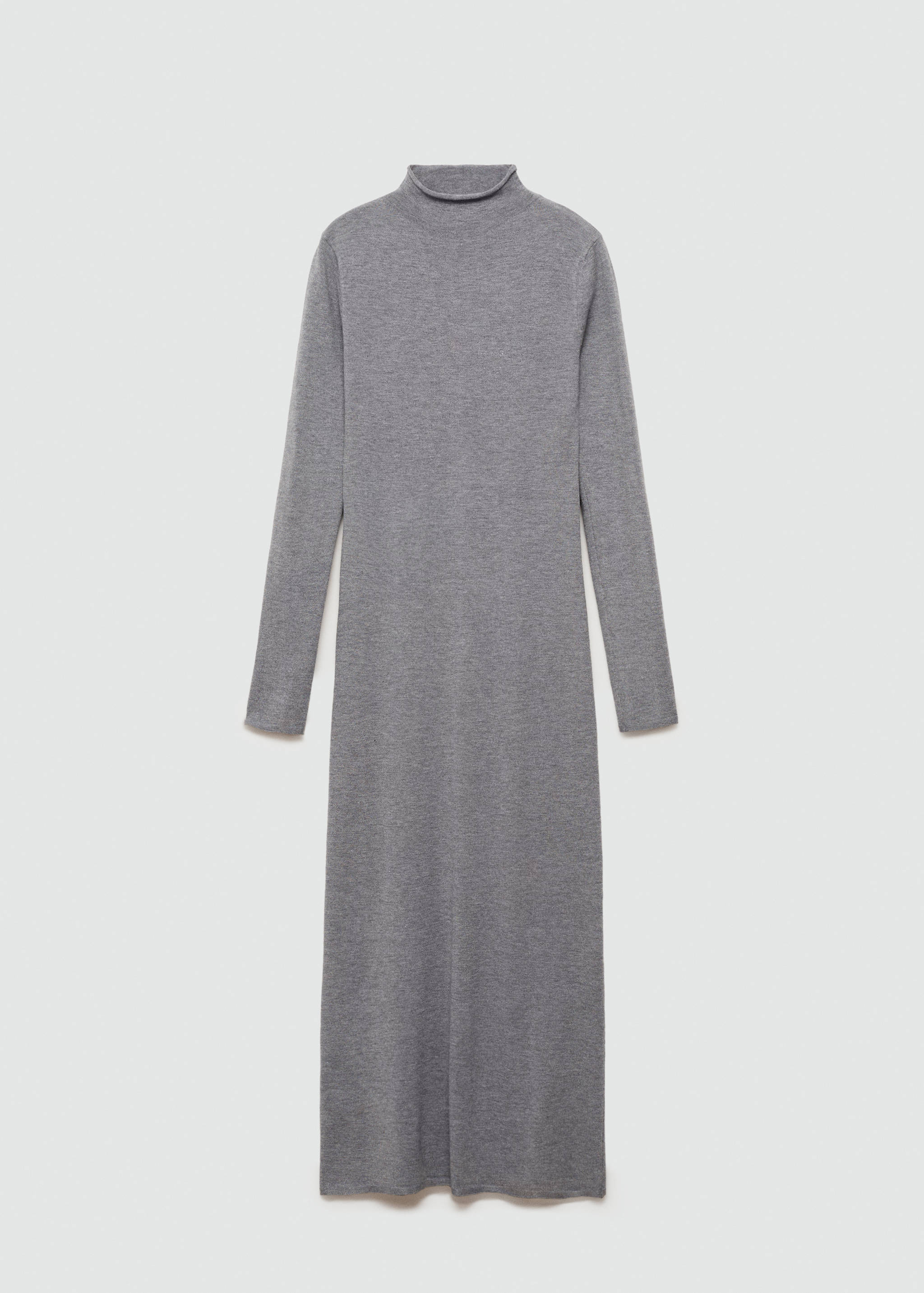 Perkins-neck knitted dress - Article without model