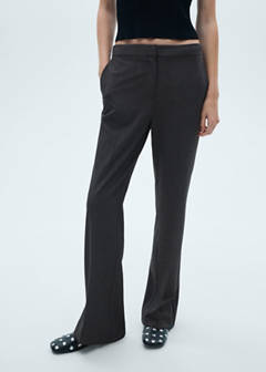 Flared suit trousers — Grey 1