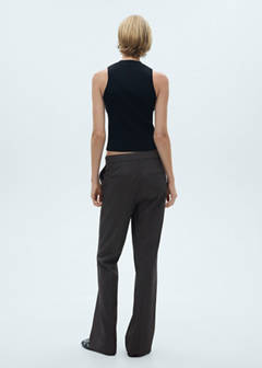Flared suit trousers — Grey 3