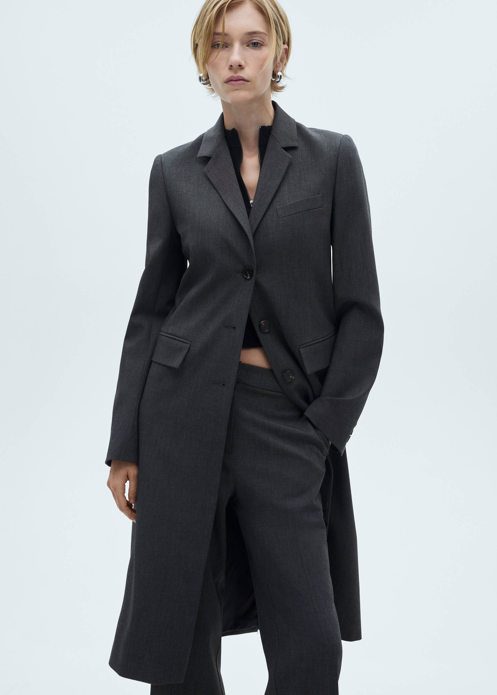 Flared suit pants - Details of the article 1