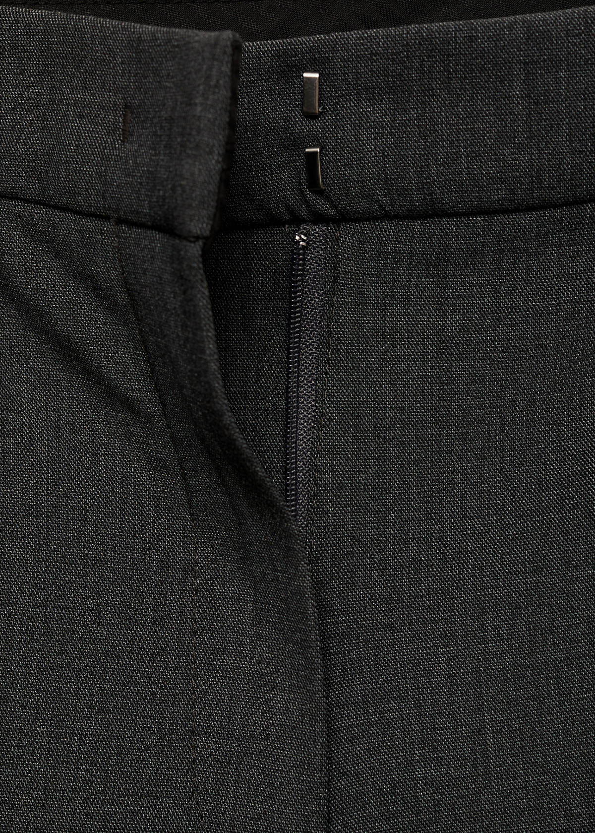 Flared suit trousers — Grey