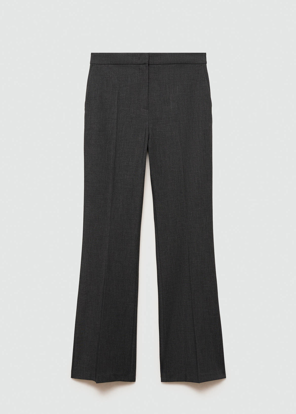 Flared suit trousers — Grey