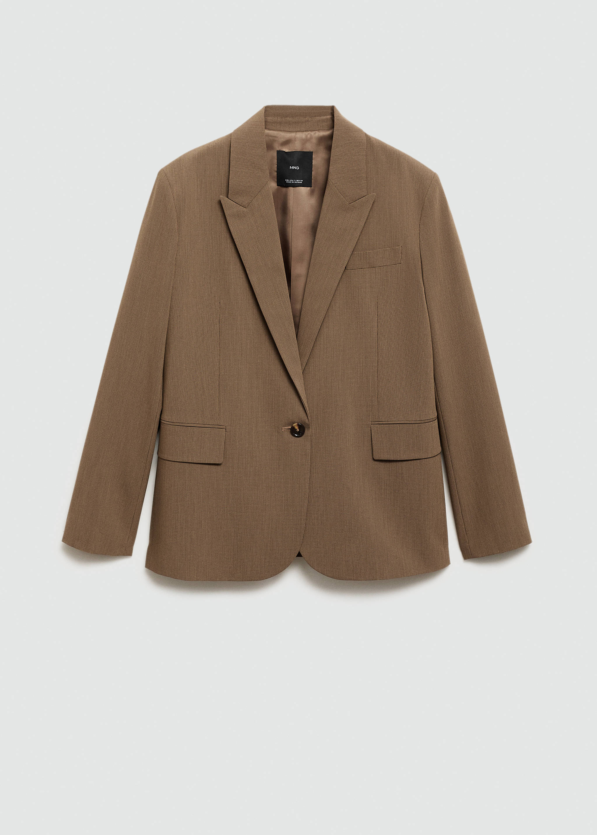 Micro-houndstooth suit jacket - Article without model