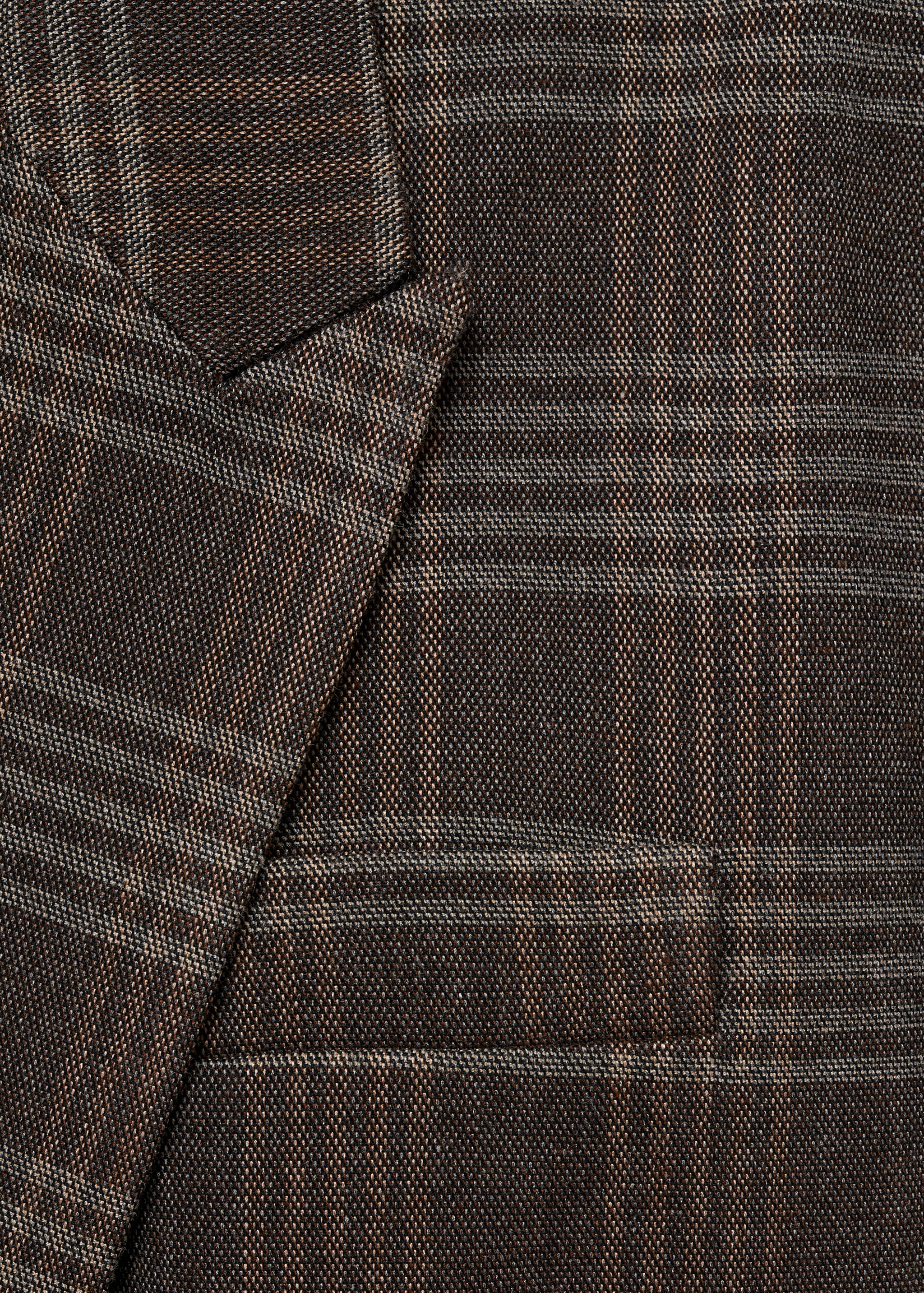 Geruit straight-fit blazer - Detail van het artikel 8