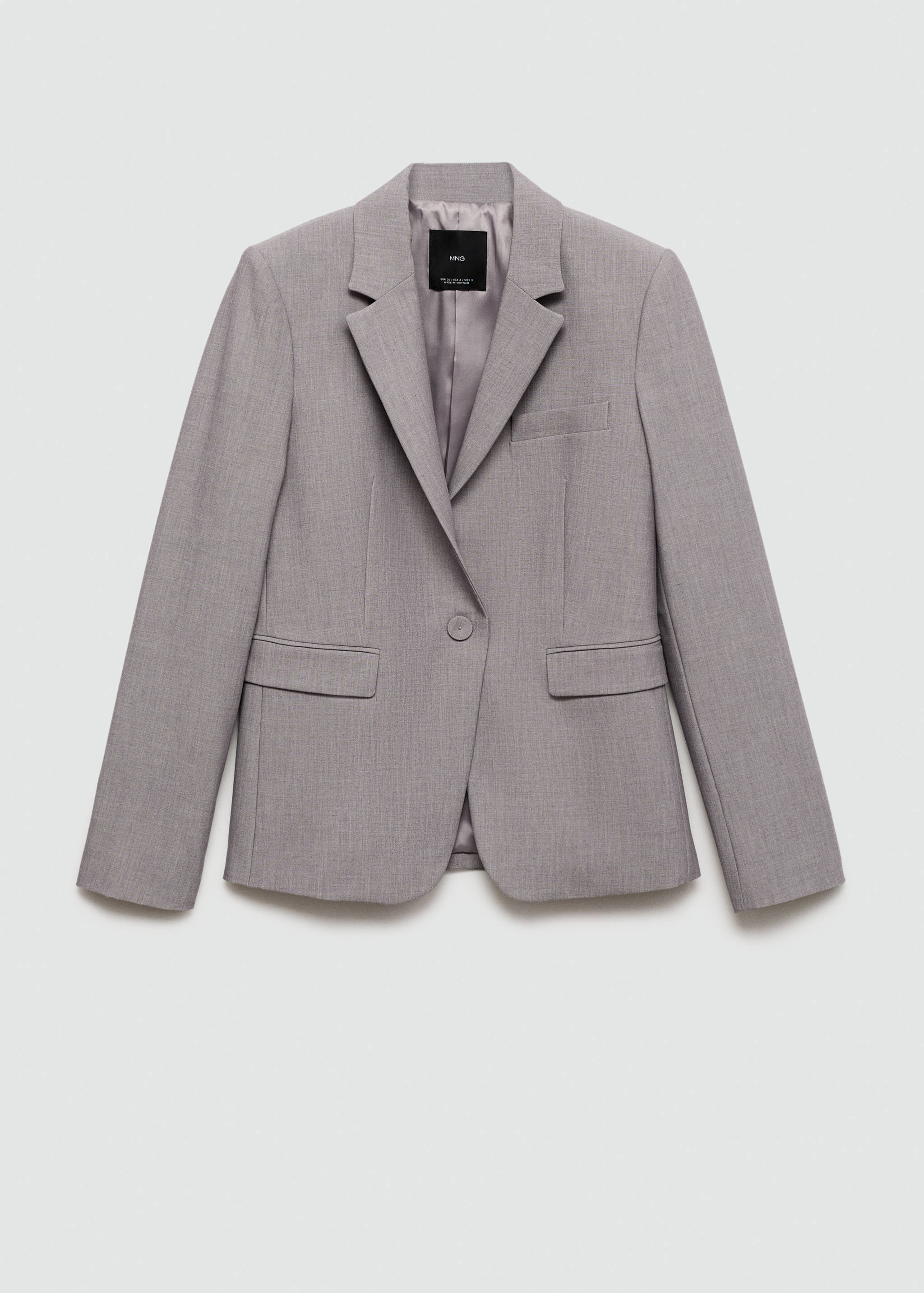 Straight-fit suit blazer - Article without model
