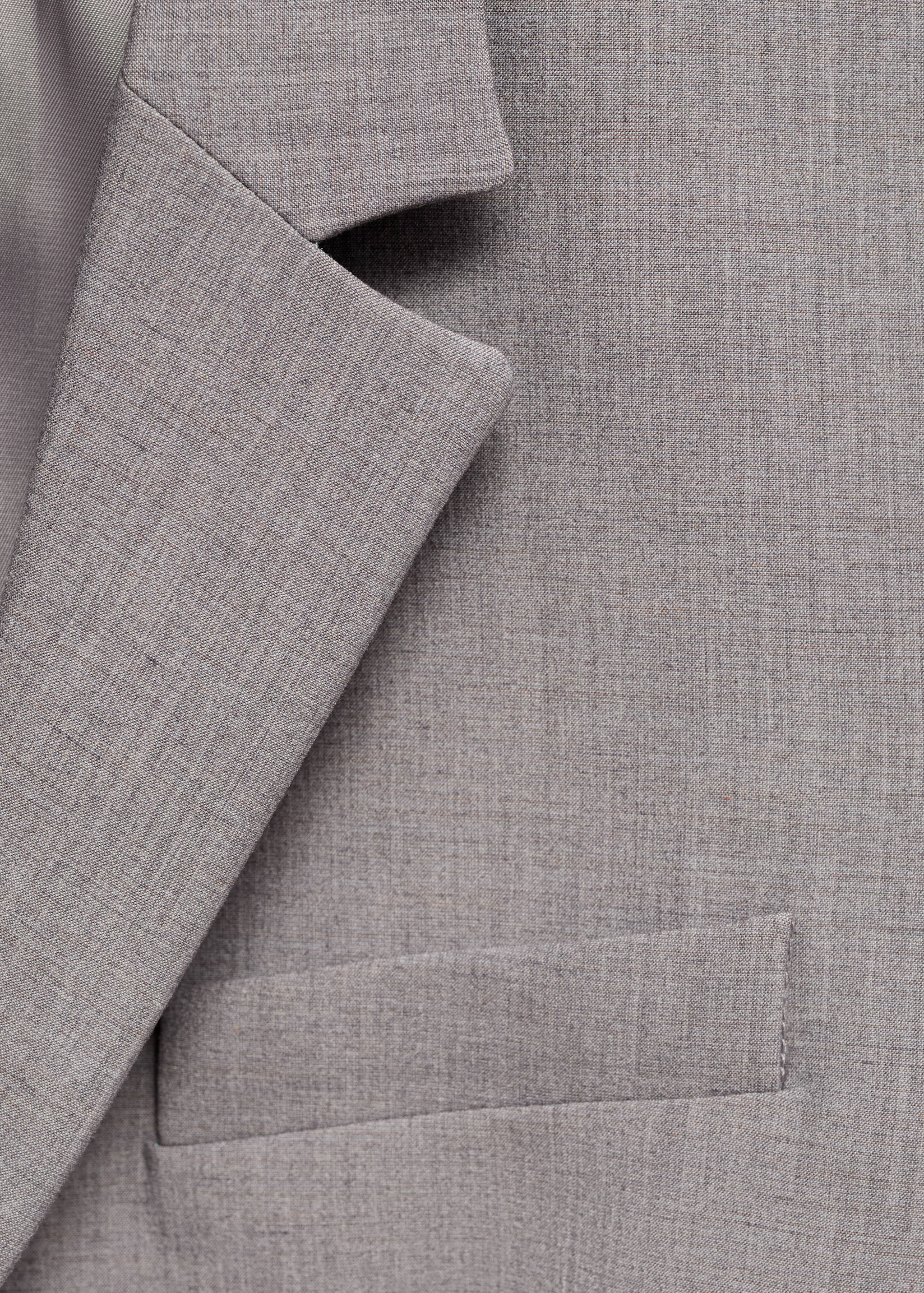 Straight-fit suit blazer - Details of the article 8