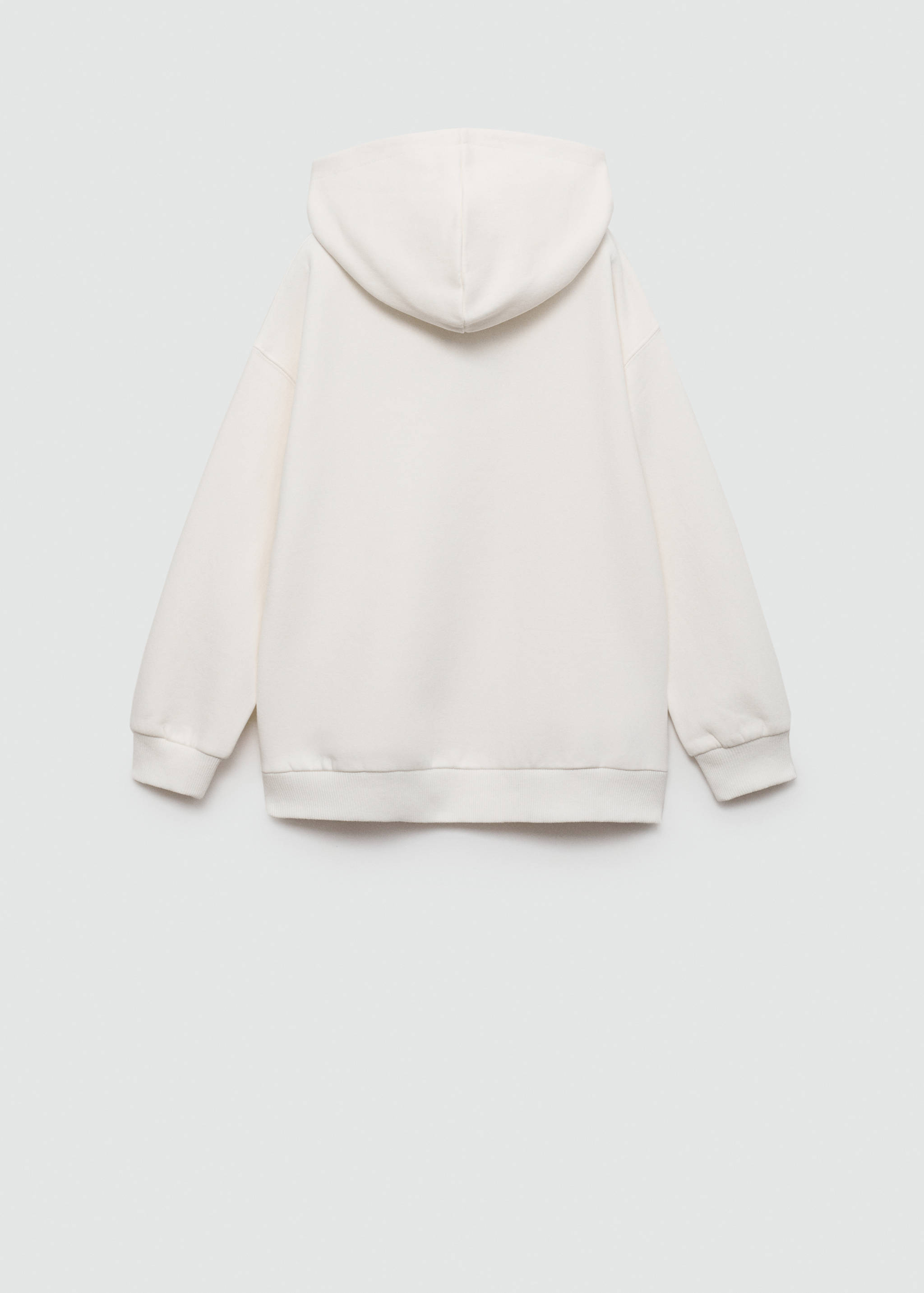 Sudadera mensaje bordado - Reverso del artículo