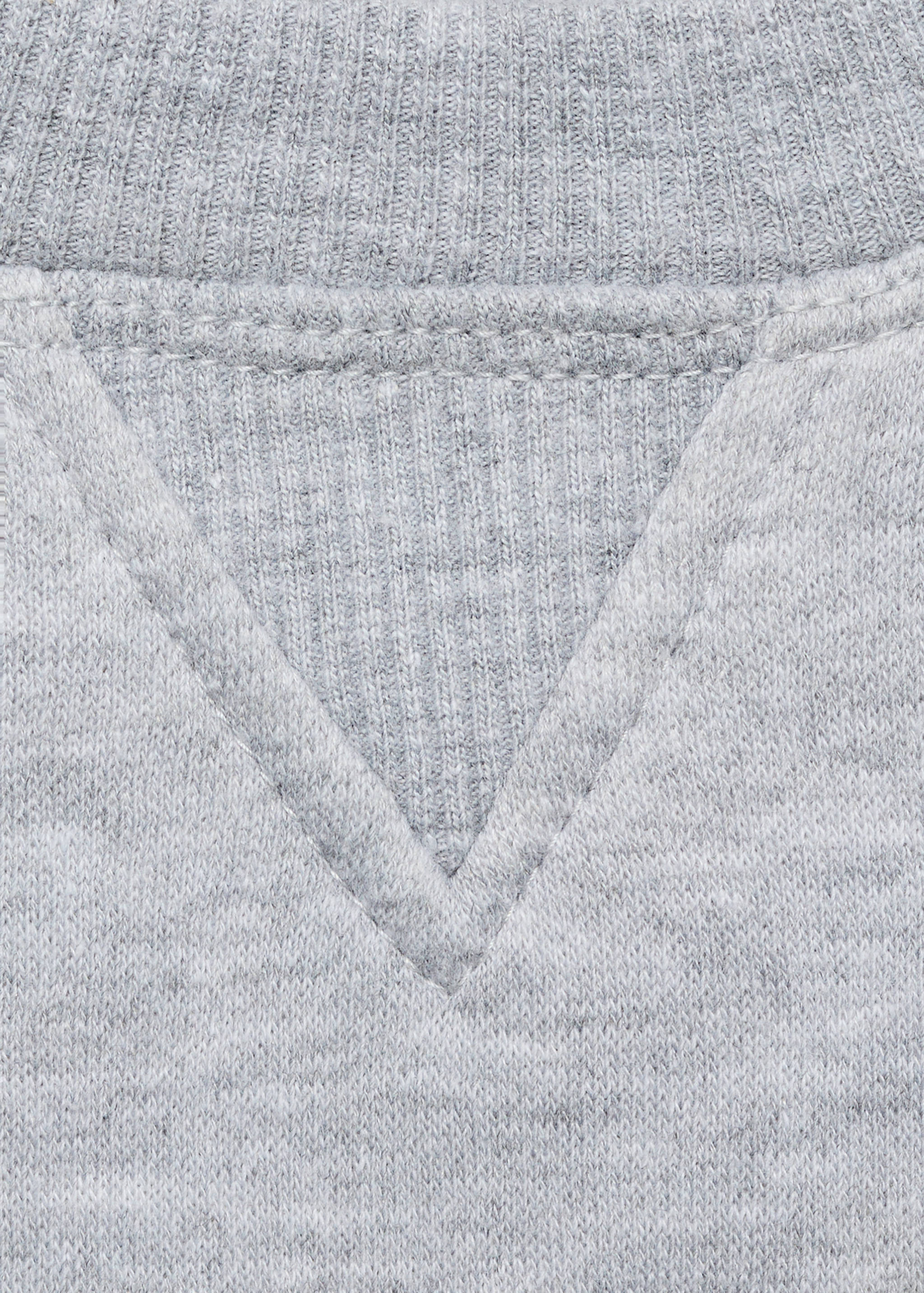 Embroidered detail cotton sweatshirt - Details of the article 8