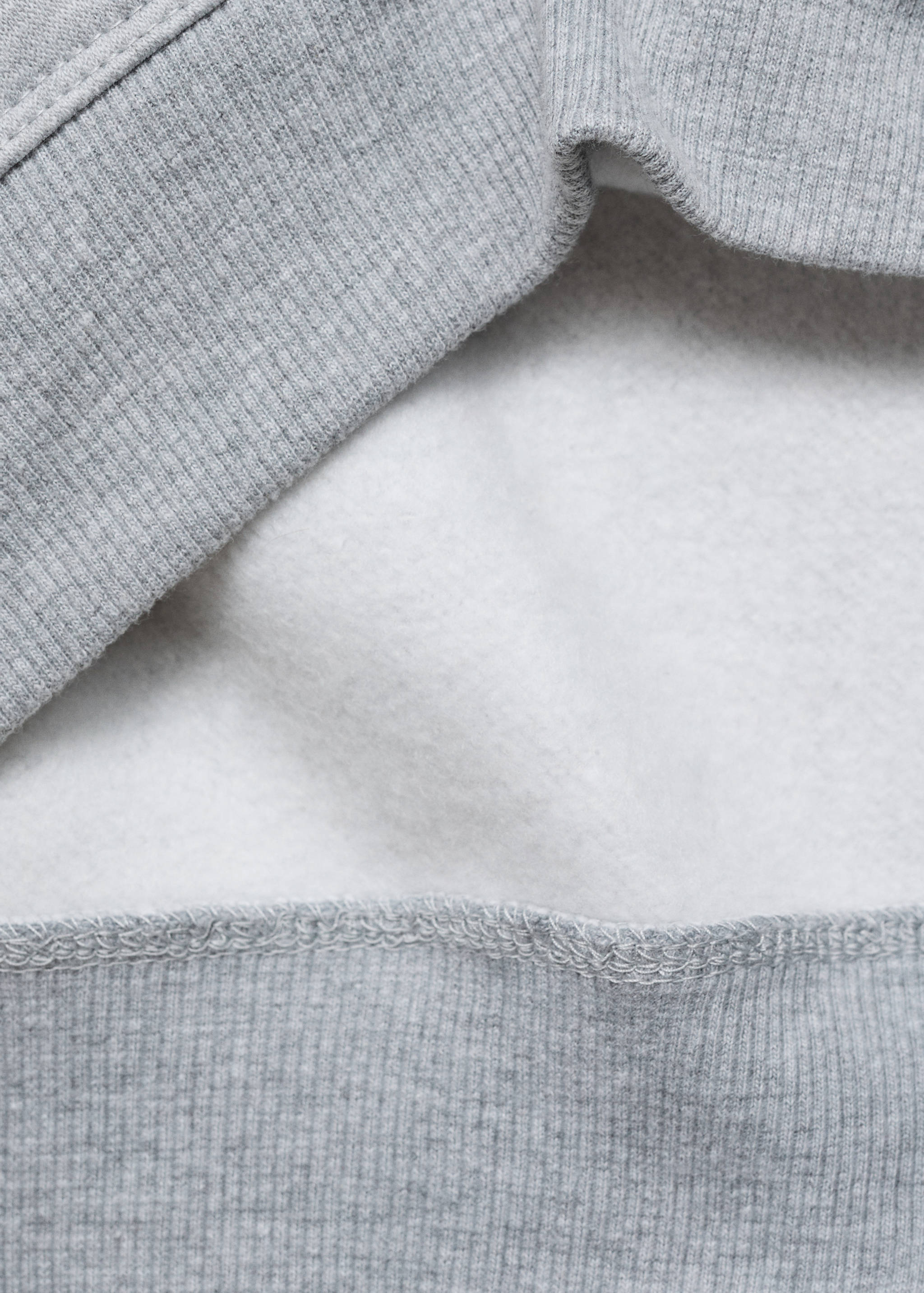 Embroidered detail cotton sweatshirt - Details of the article 0