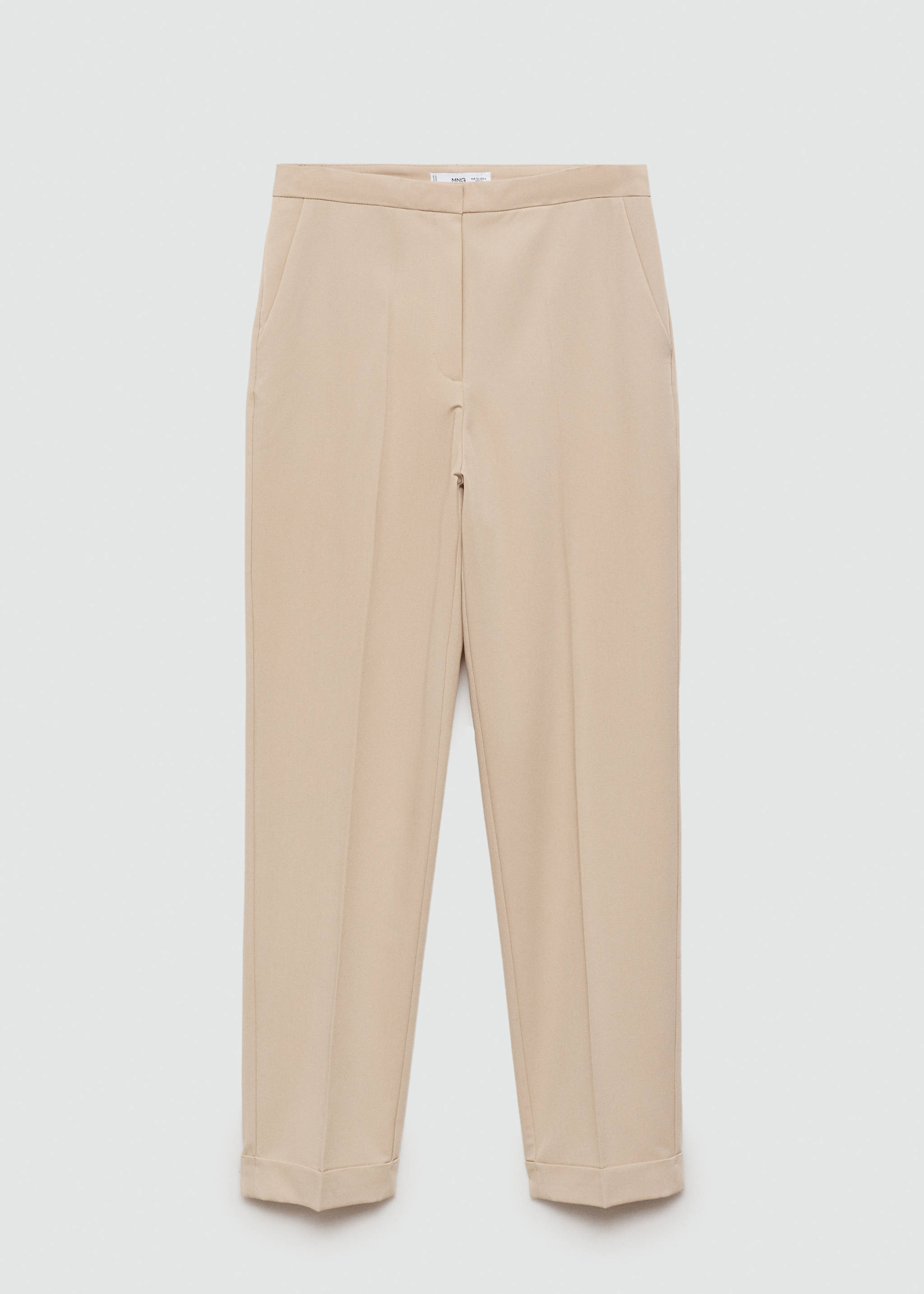 Прямые костюмные брюки - Изделие без модели