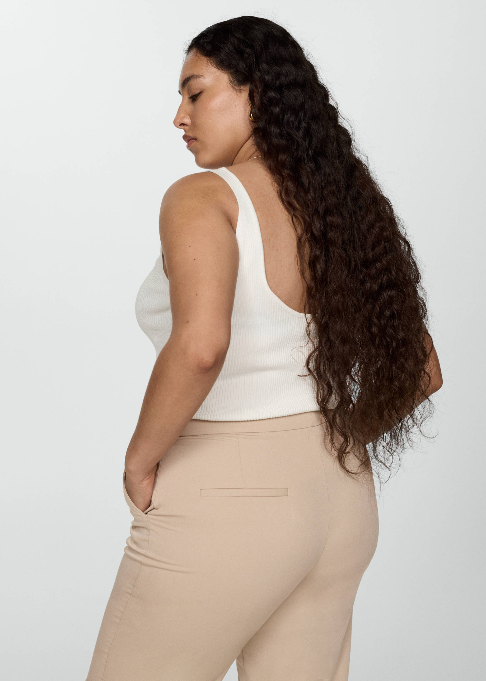 Прямые костюмные брюки - Деталь изделия 4